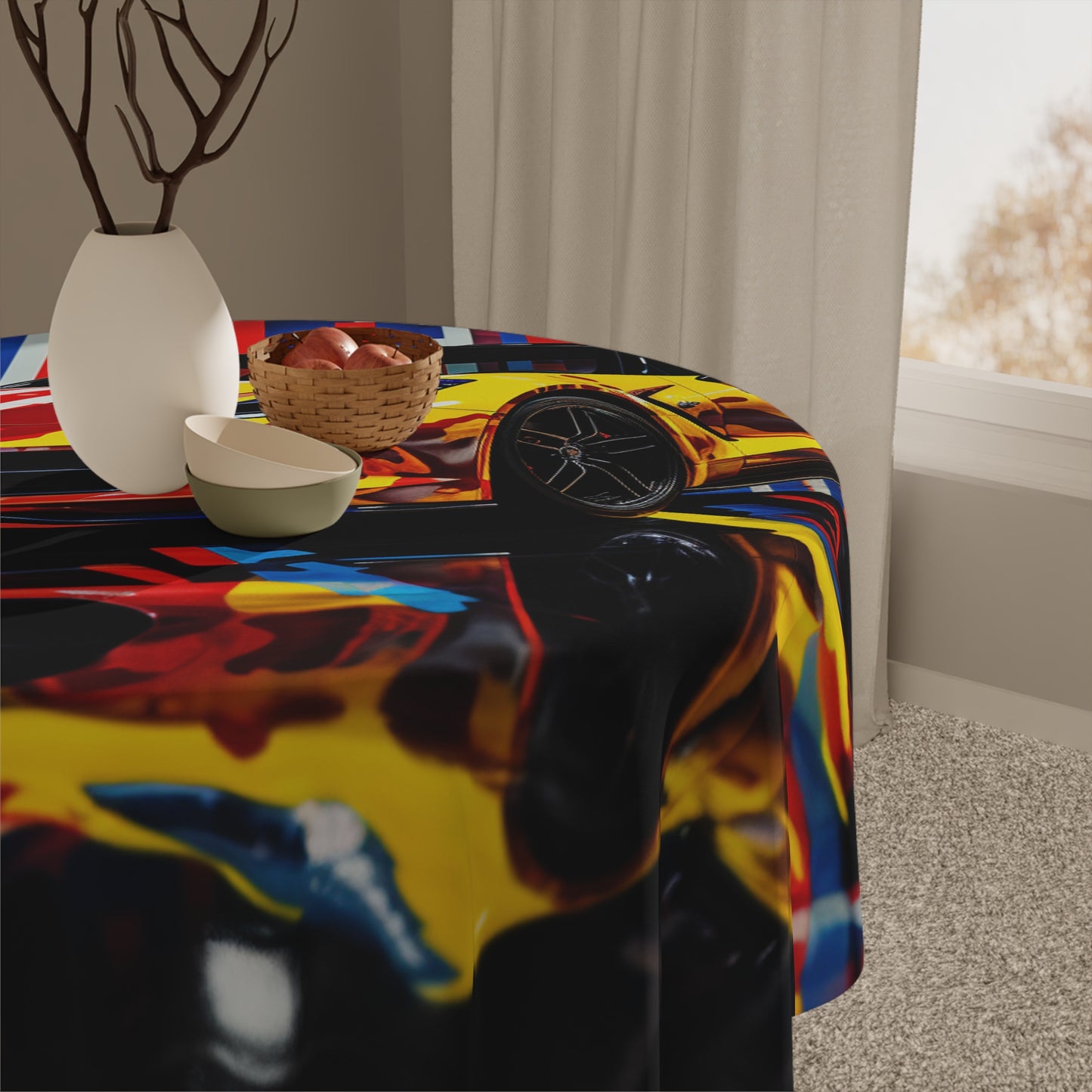 Tablecloth Macro Flag Ferrari 4