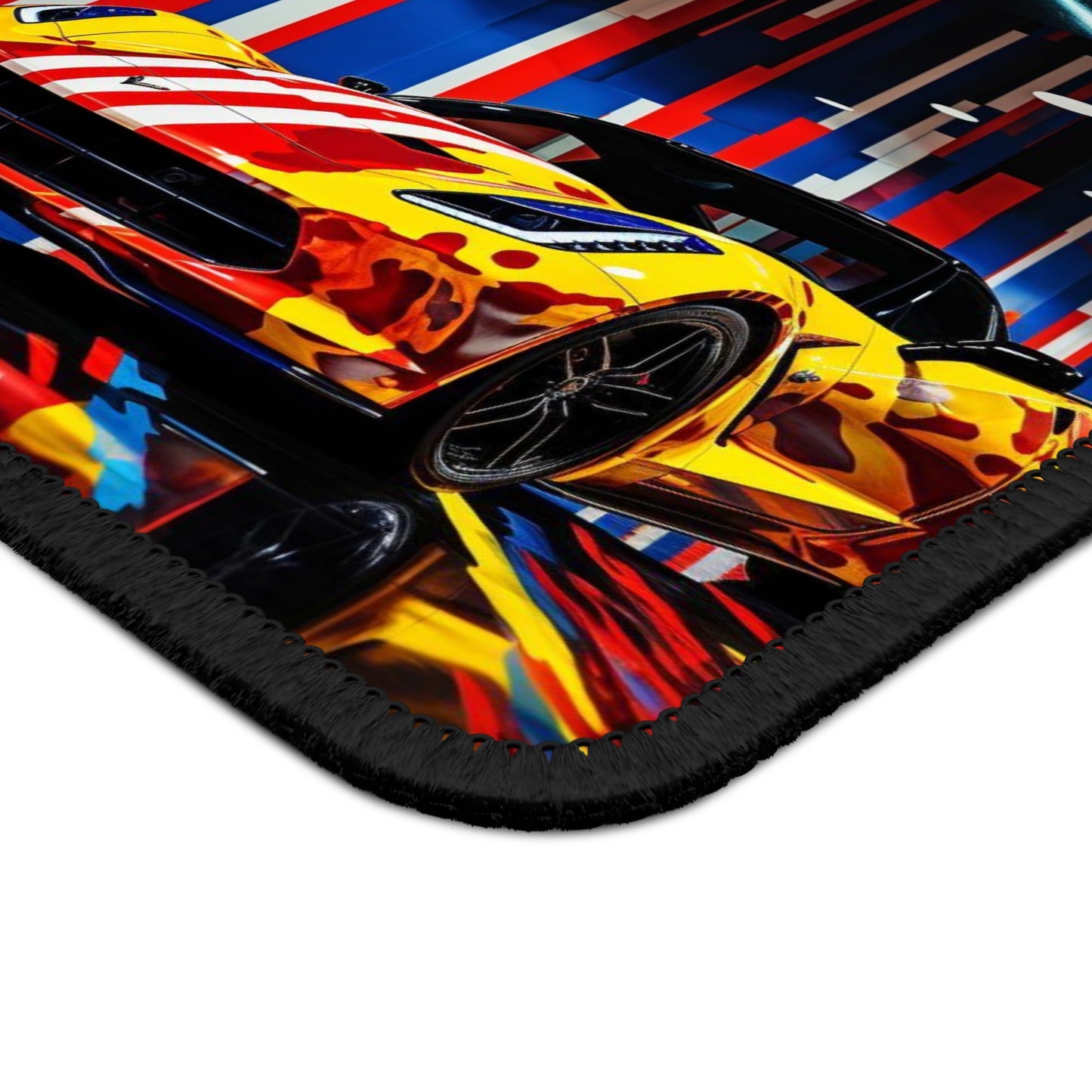 Gaming Mouse Pad Macro Flag Ferrari 5