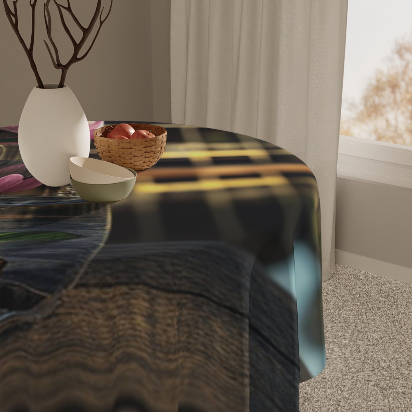 Tablecloth Magnolia in a Glass vase 4