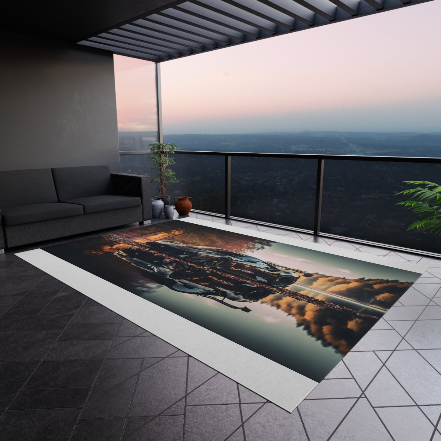 Outdoor Rug Ferrari Lake 1