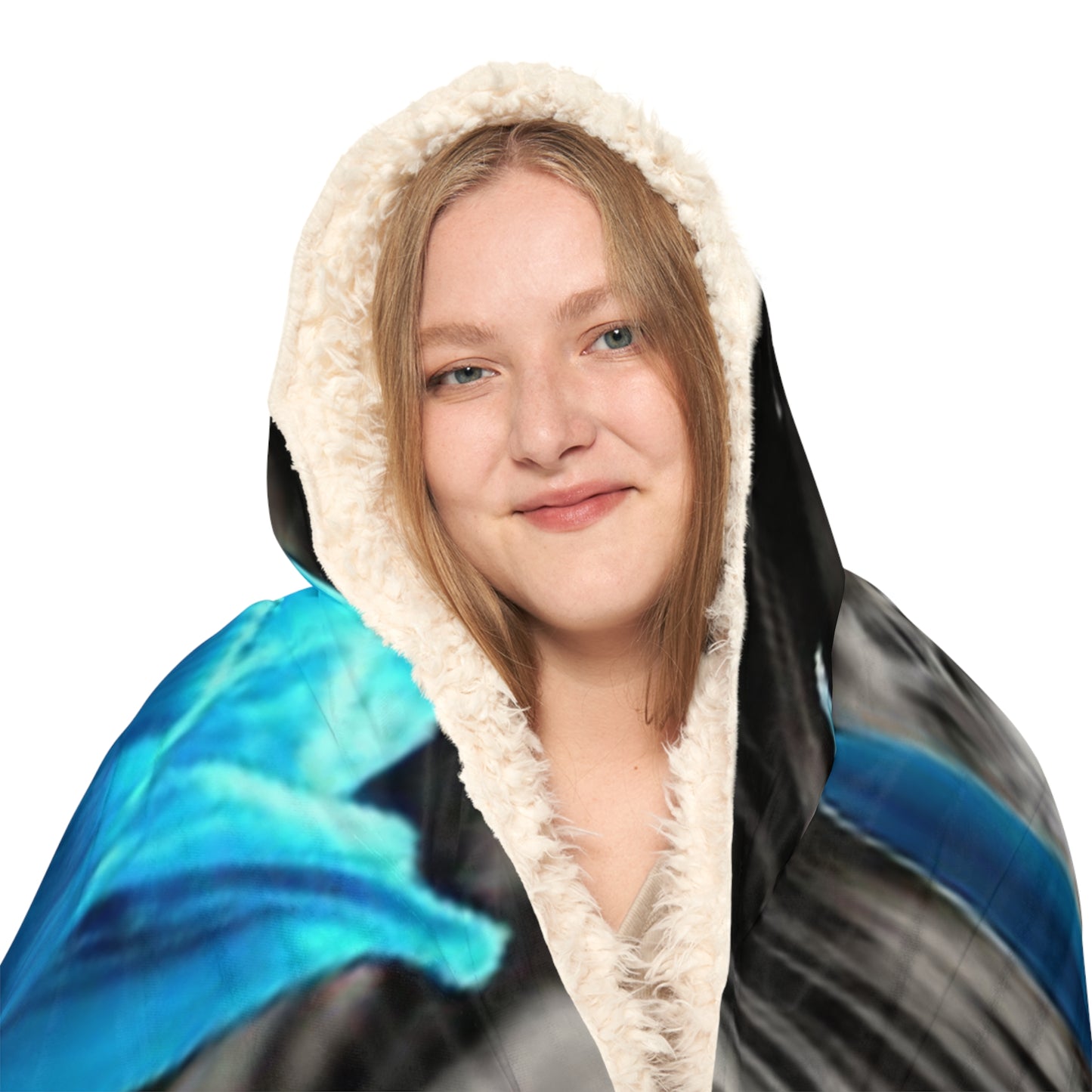 Snuggle Hooded Blanket Tulip Blue 4