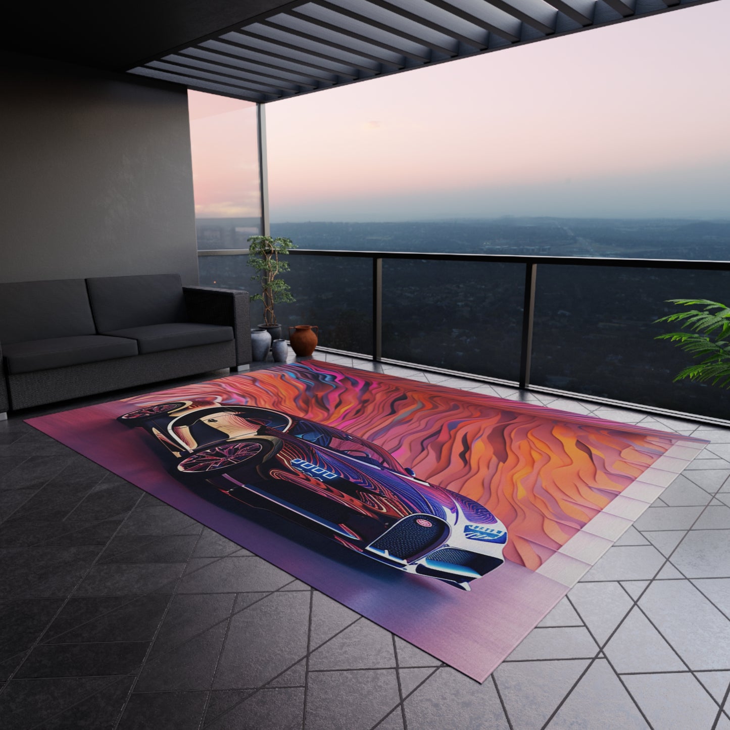 Outdoor Rug Bugatti Abstract Flair 4