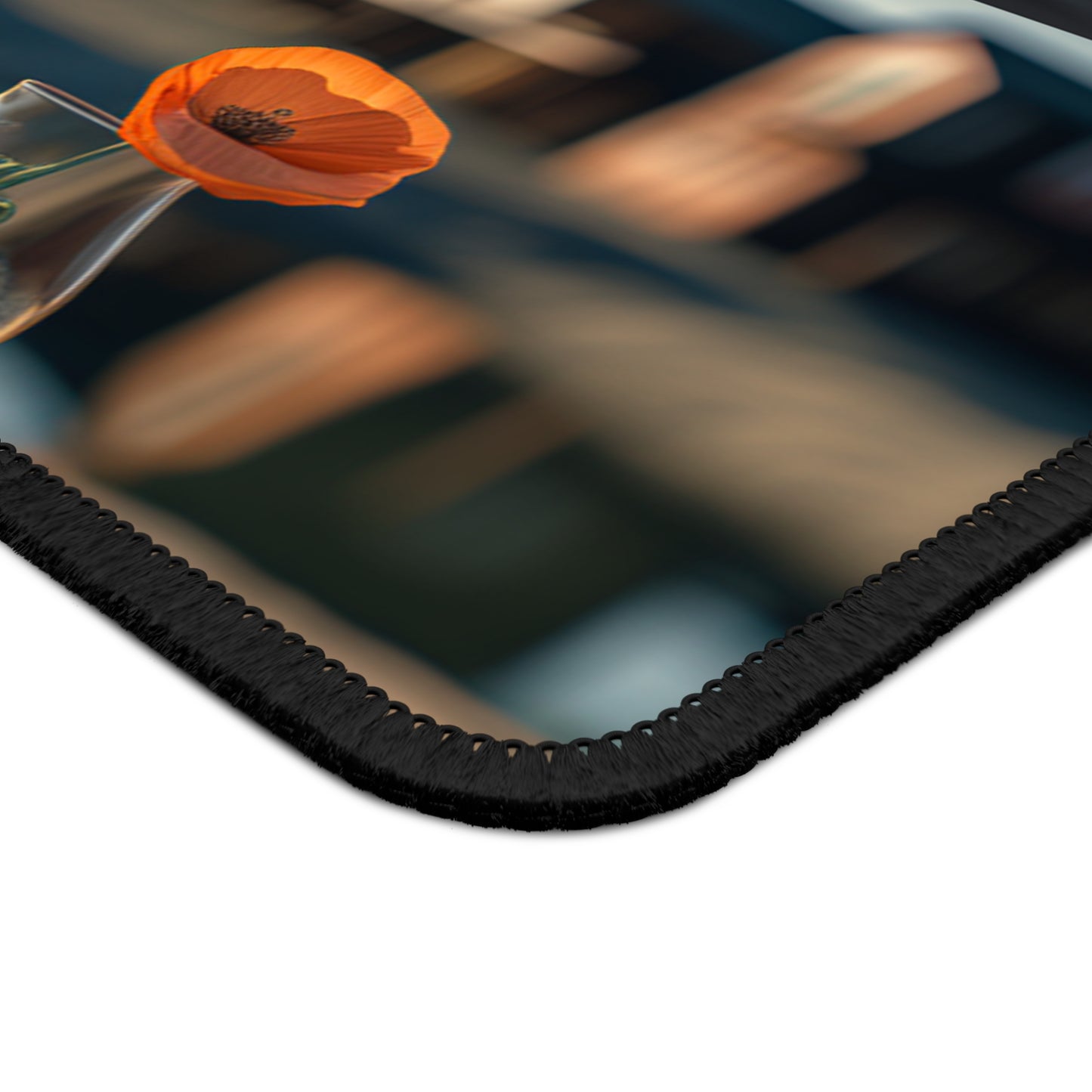 Gaming Mouse Pad Orange Poppy in a Vase 5