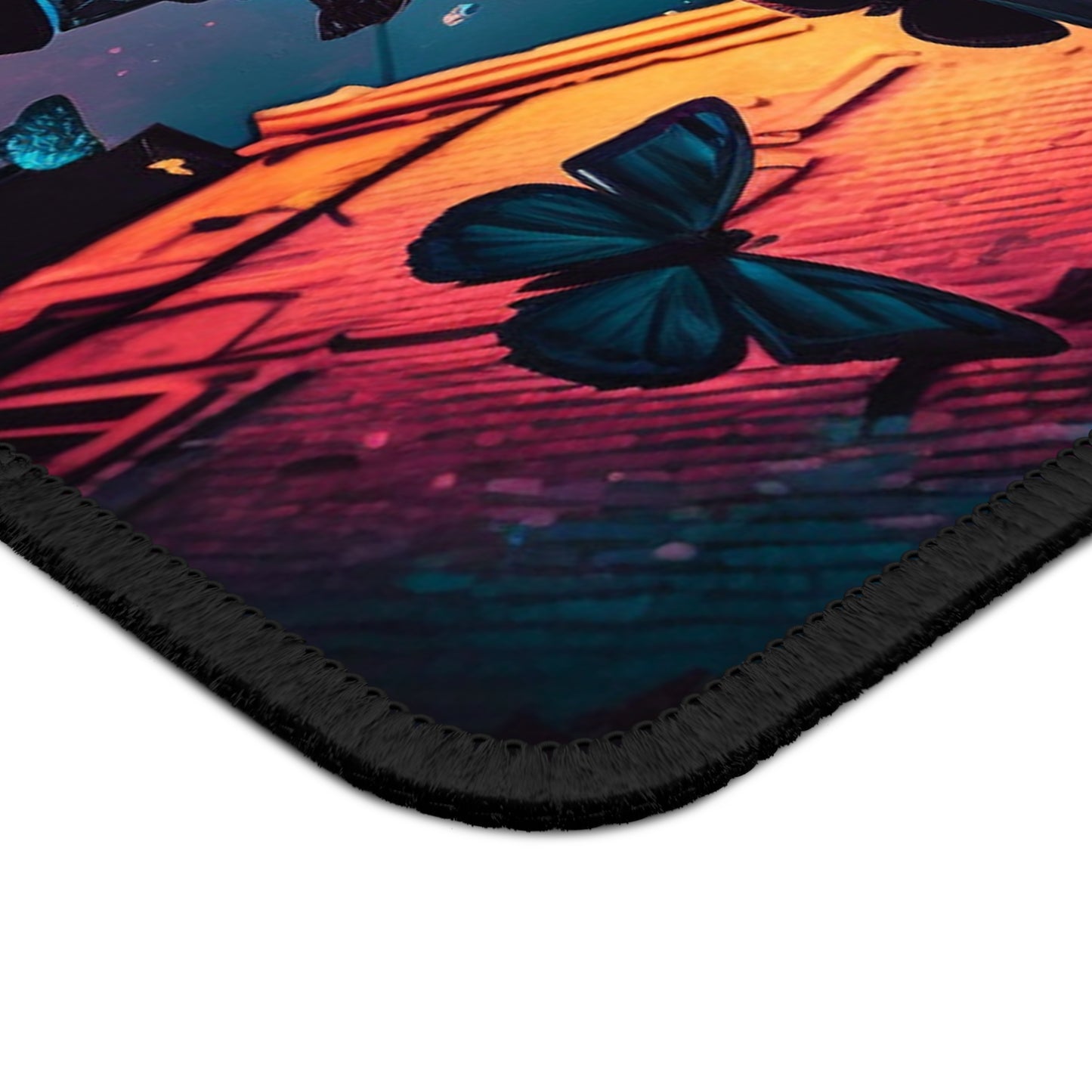 Gaming Mouse Pad Street Light Butterfly 2