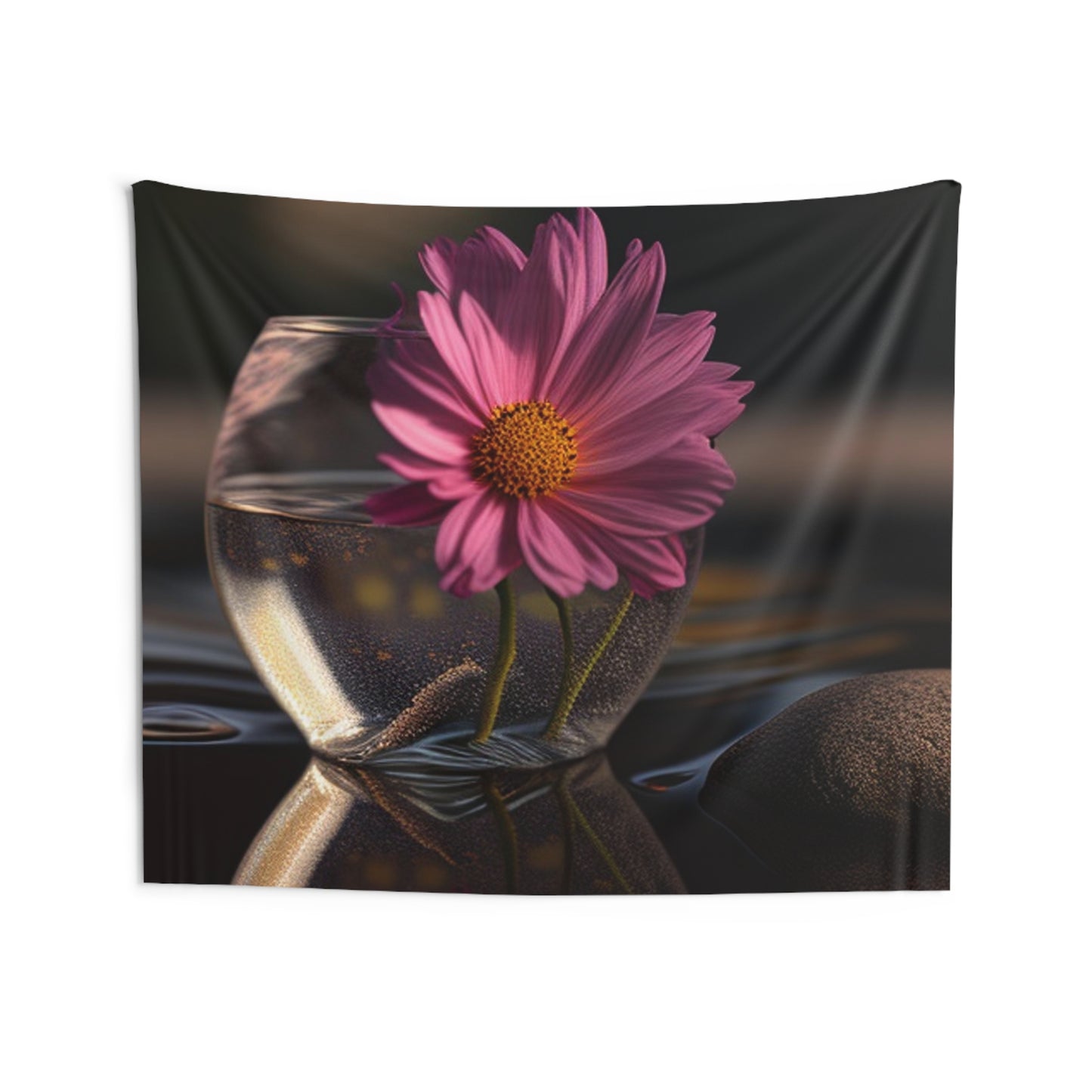 Indoor Wall Tapestries Pink Daisy 4