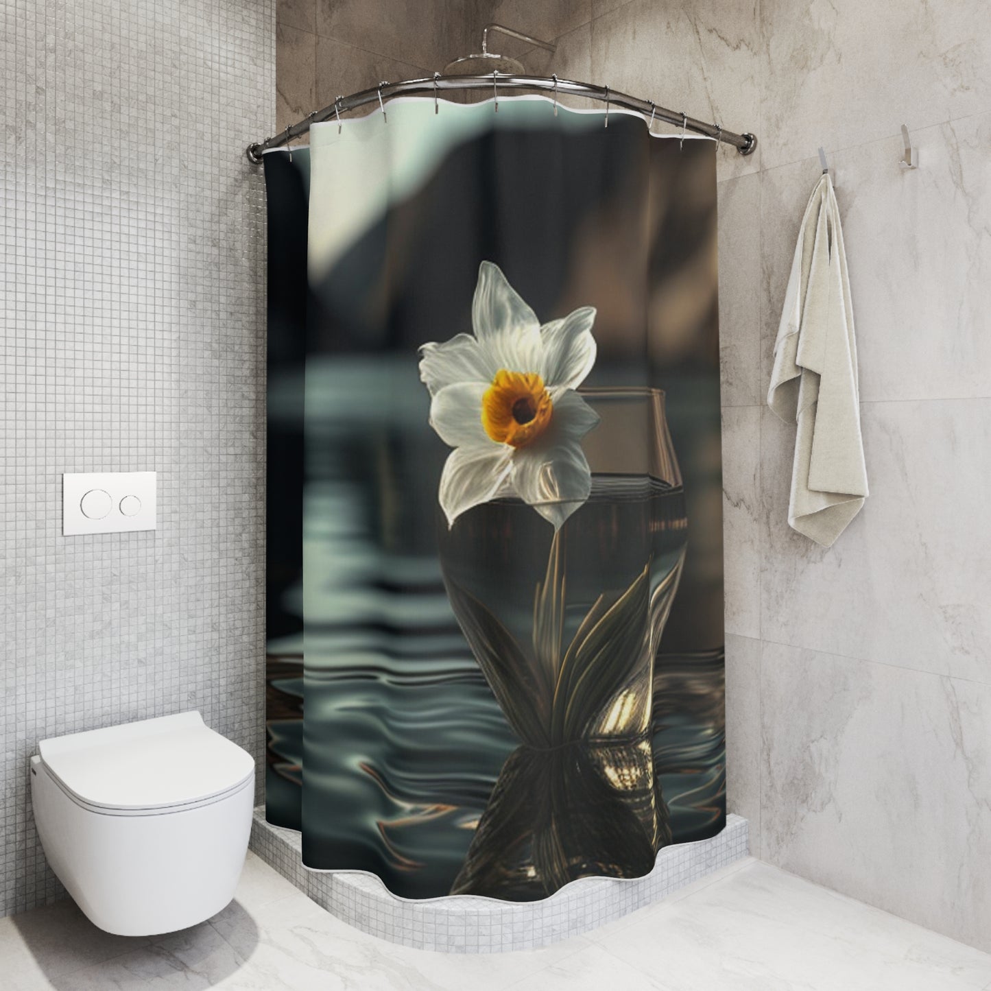 Polyester Shower Curtain Daffodil 2