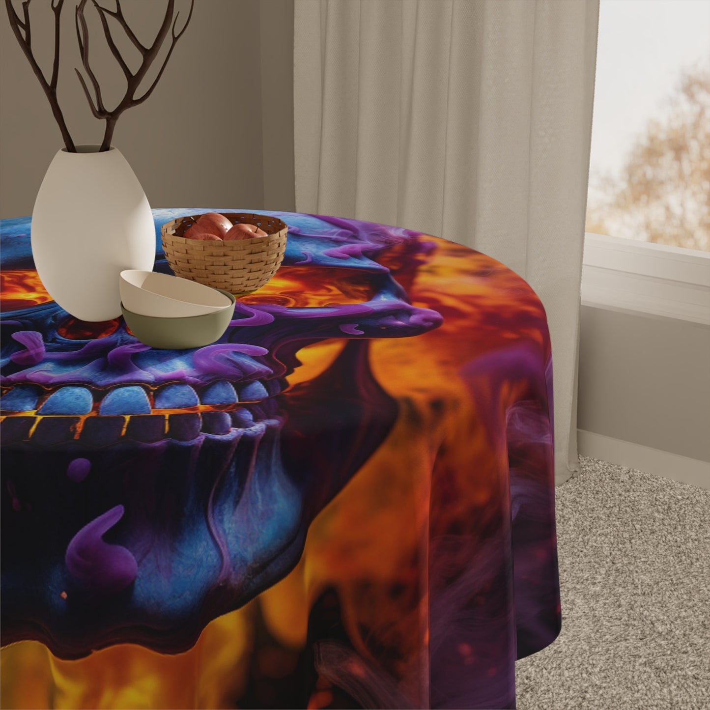 Tablecloth Macro Skull 3