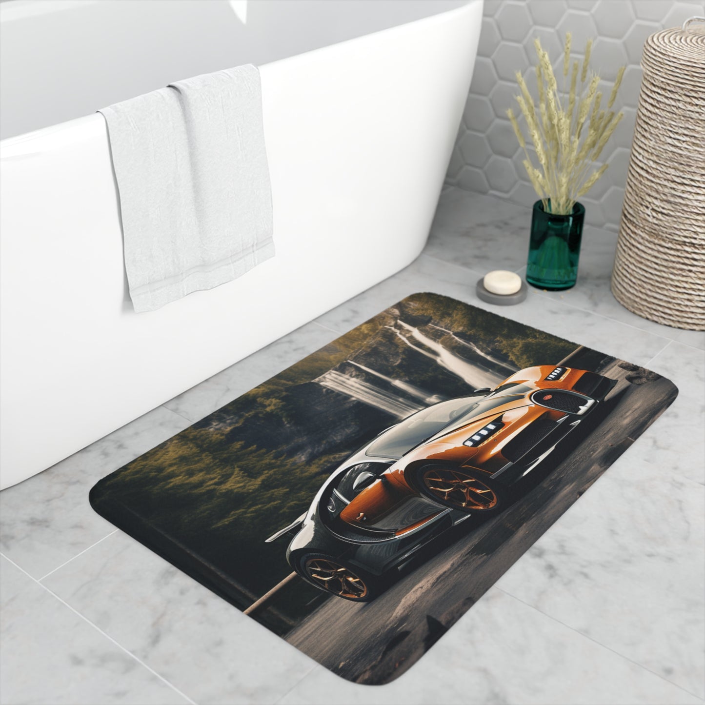 Memory Foam Bath Mat Bugatti Waterfall 3