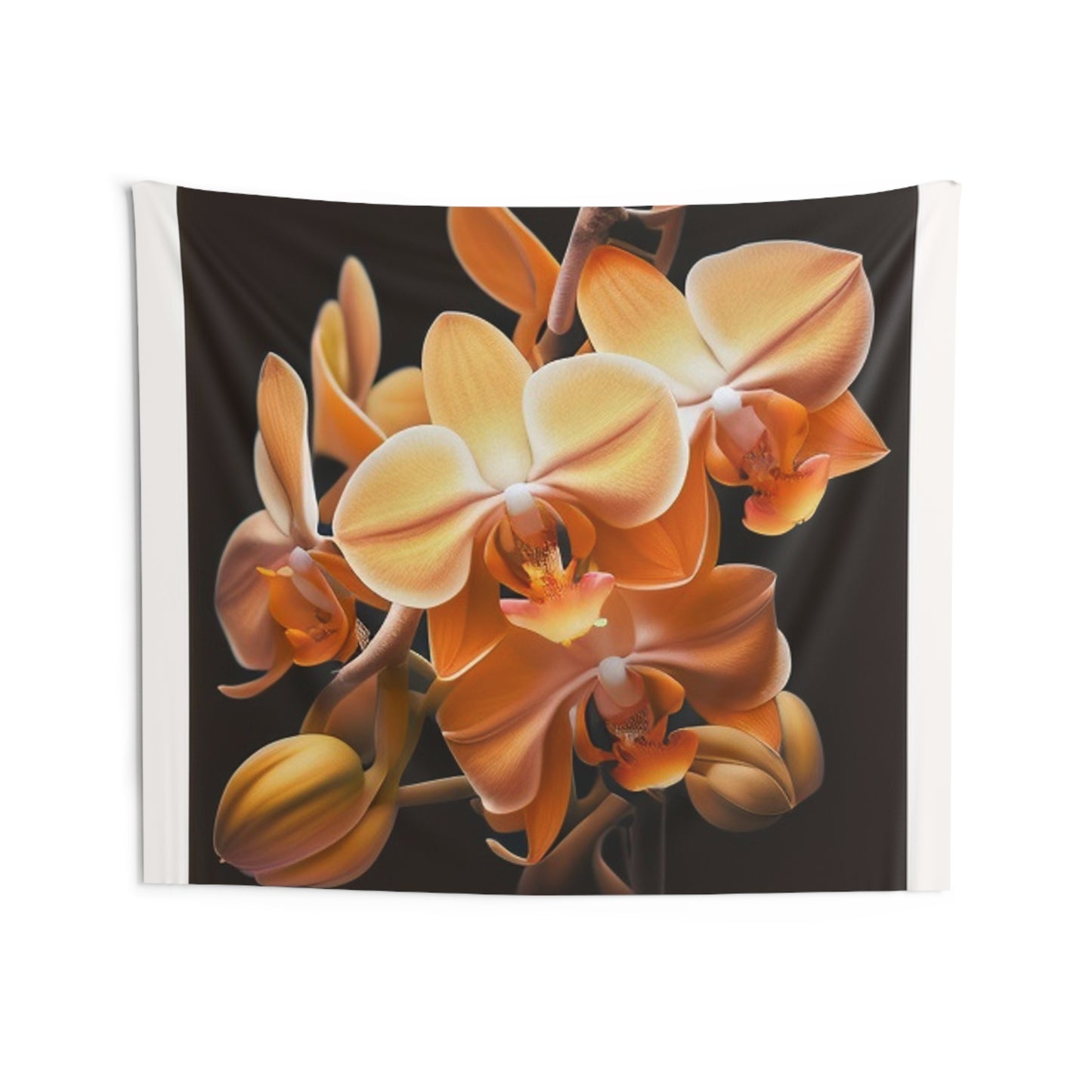 Indoor Wall Tapestries orchid pedals 1