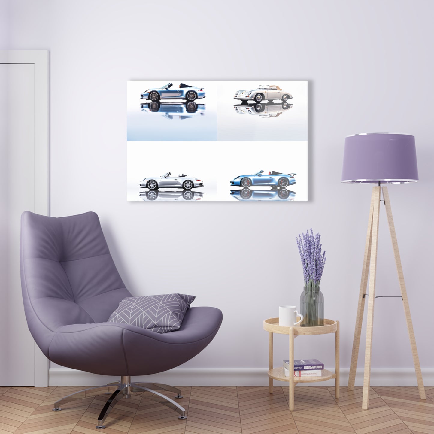 Acrylic Prints 911 Speedster on water 5