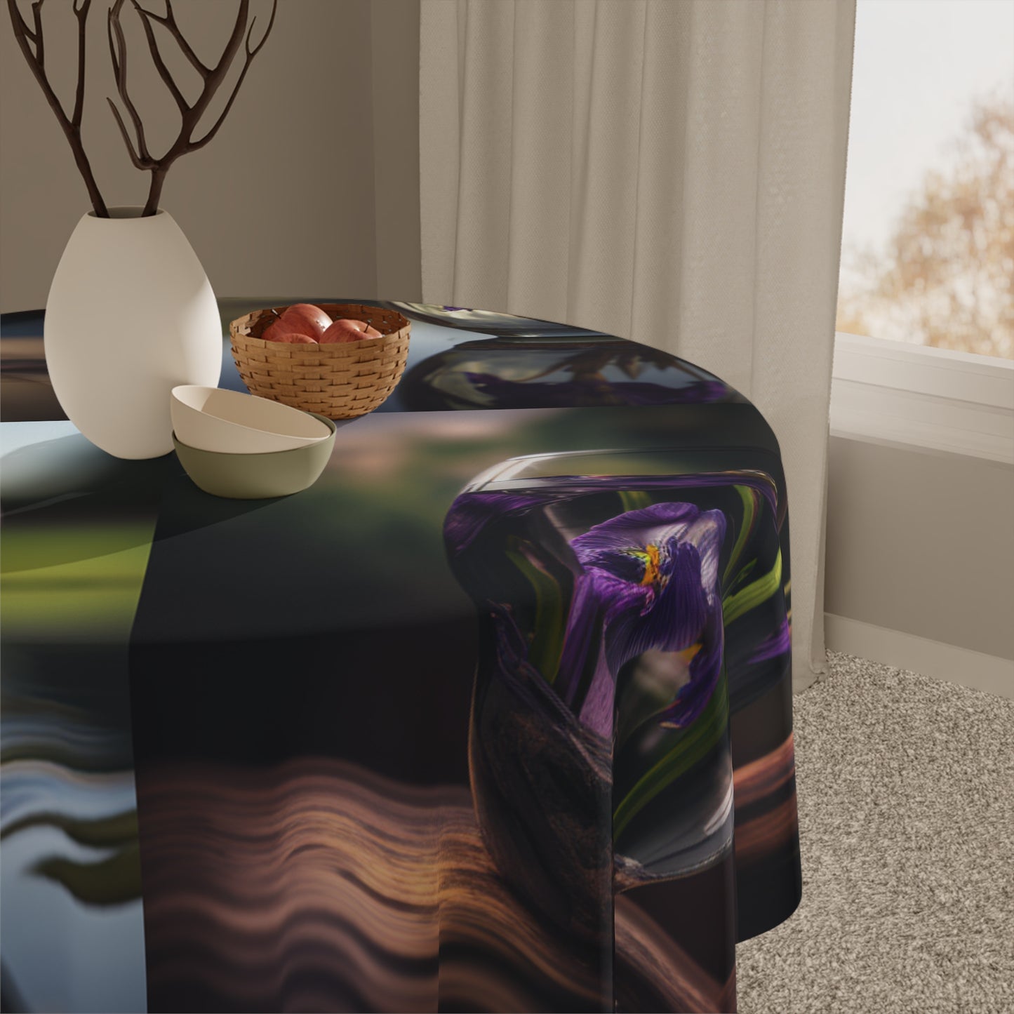 Tablecloth Purple Iris in a vase 5
