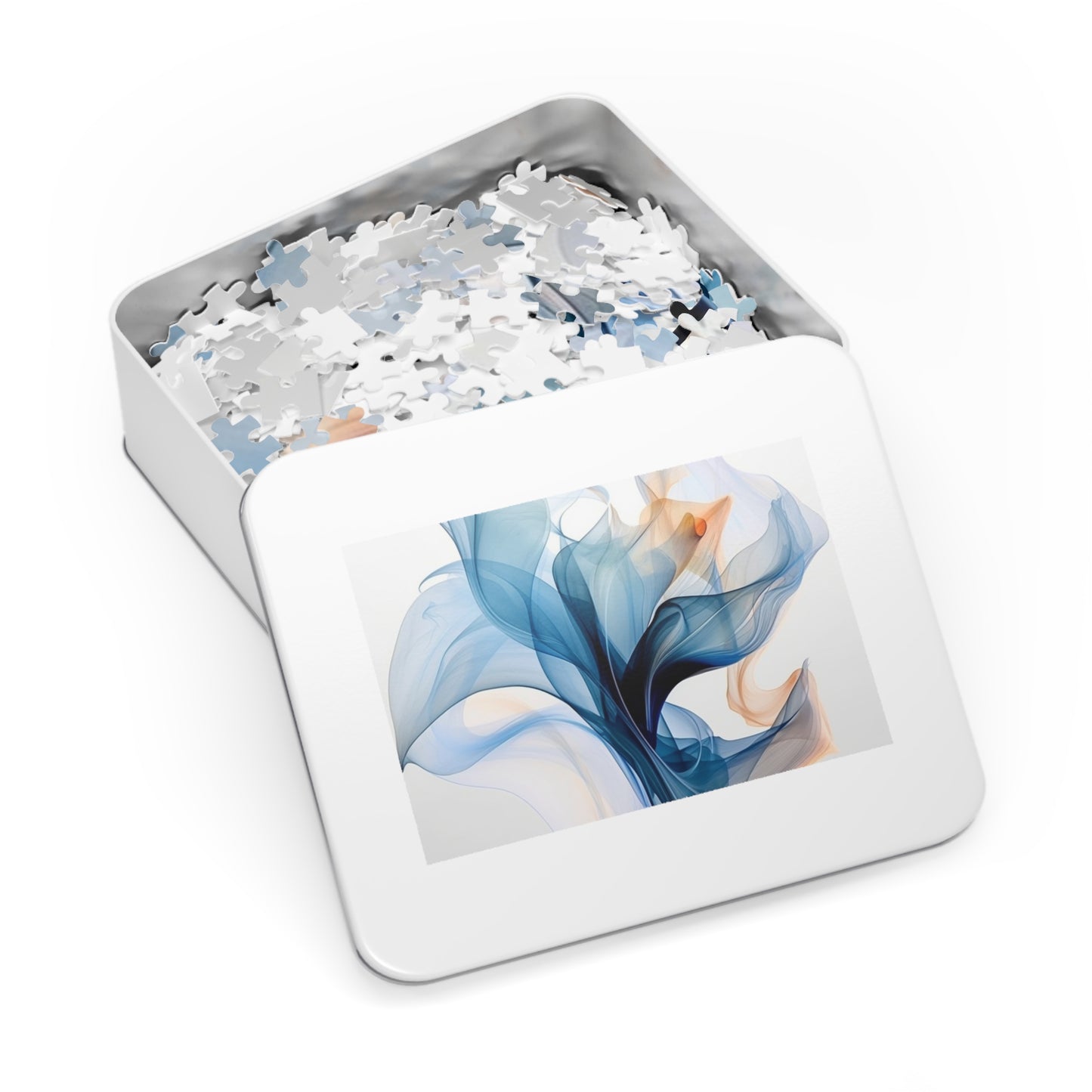 Jigsaw Puzzle (30, 110, 252, 500,1000-Piece) Blue Tluip Abstract 3