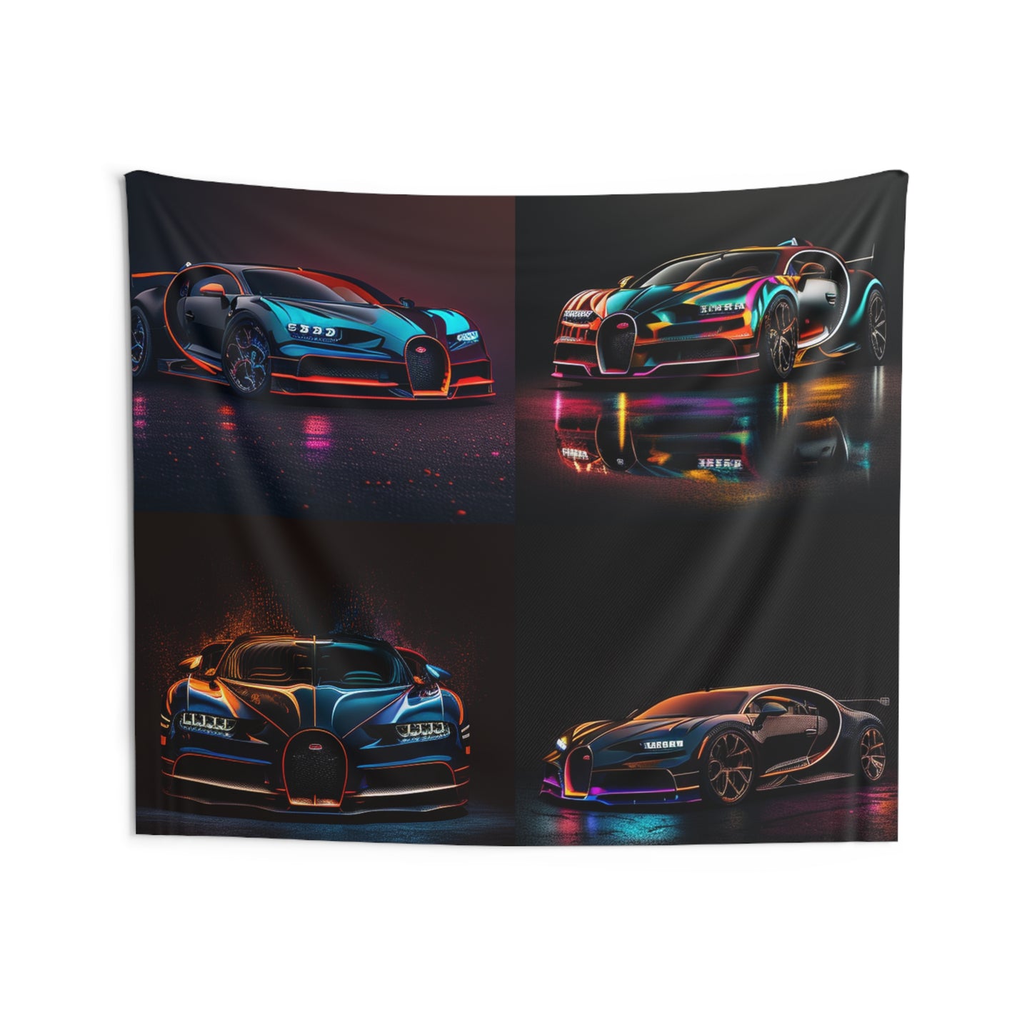 Indoor Wall Tapestries Bugatti Chiron Super 5