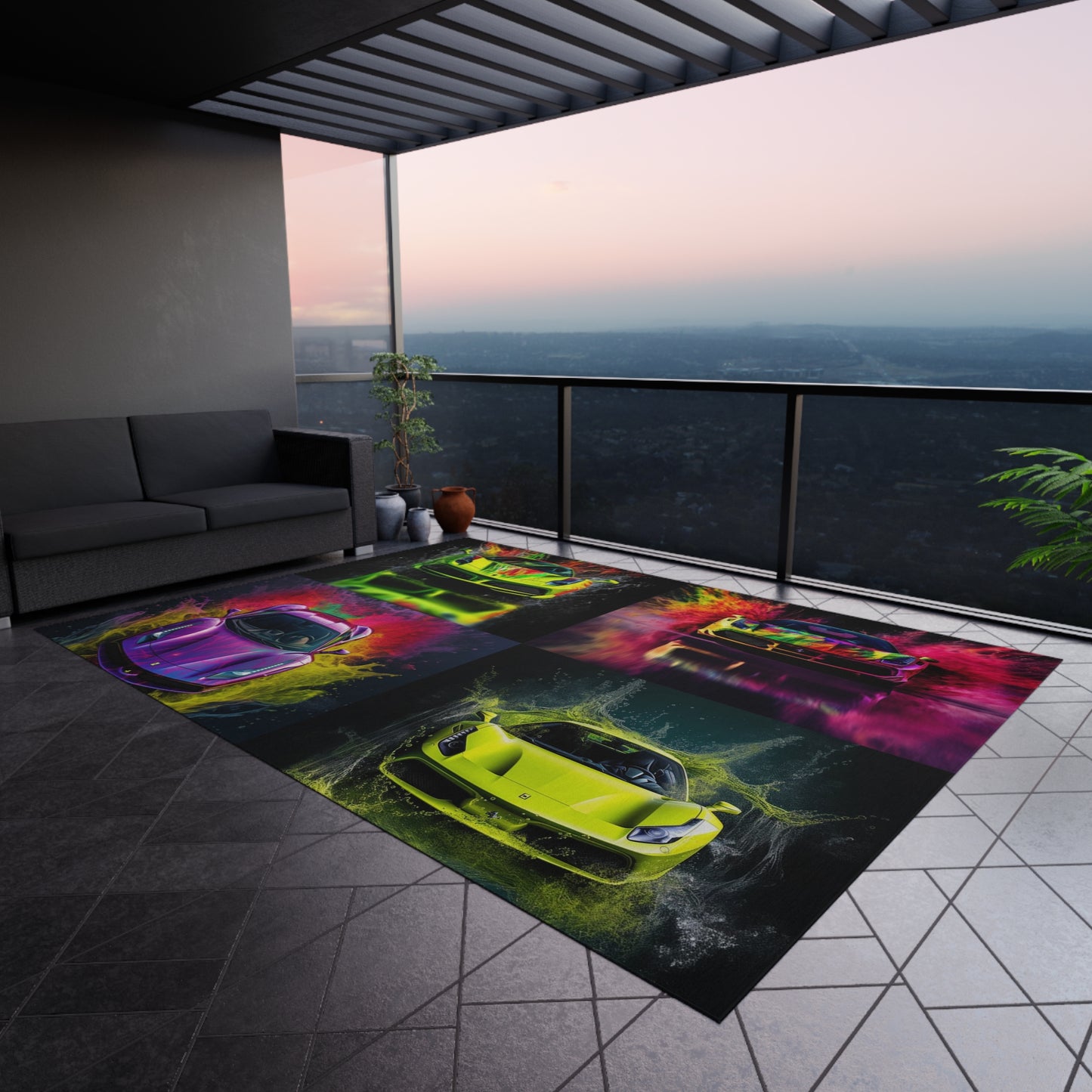 Outdoor Rug Farrari Water 5