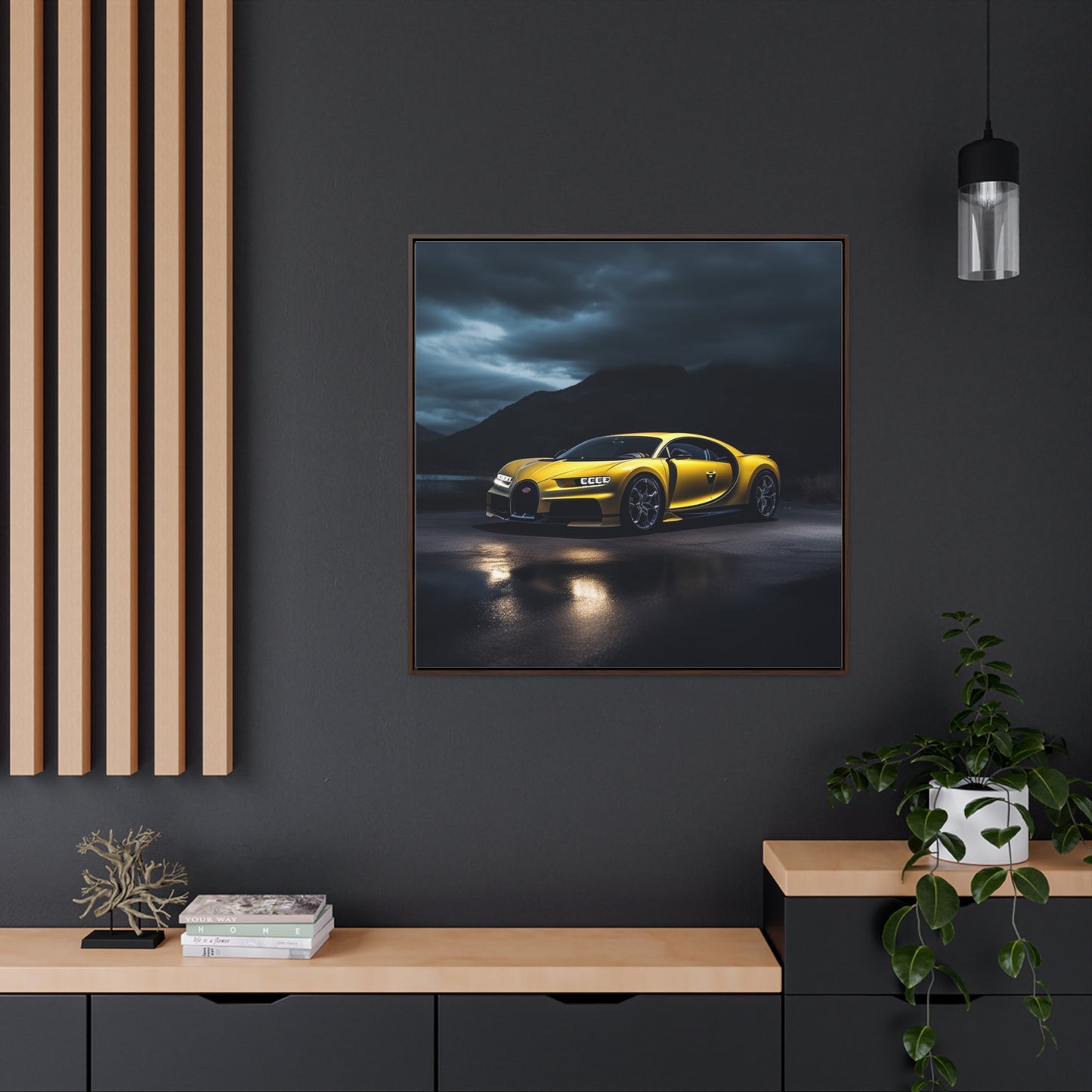 Gallery Canvas Wraps, Square Frame Bugatti Real Look 4