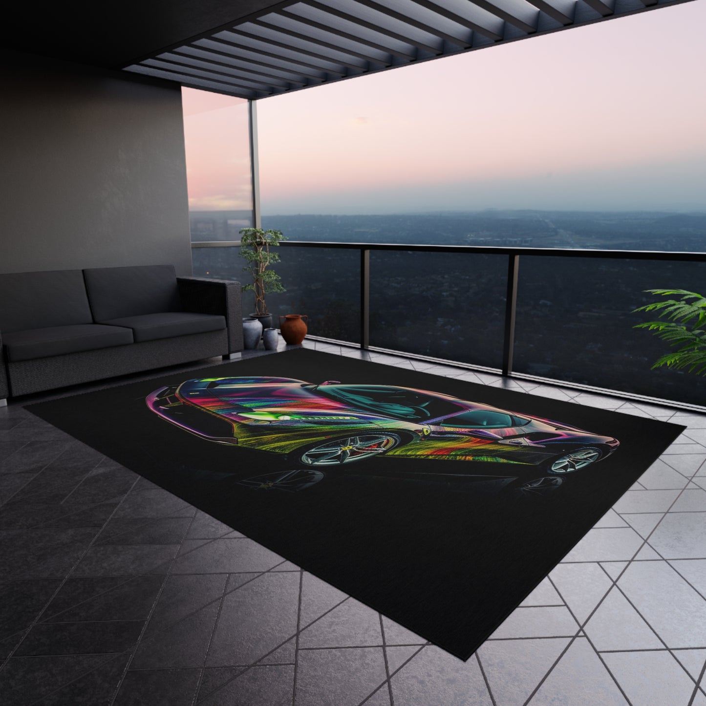 Outdoor Rug Ferrari Color 3
