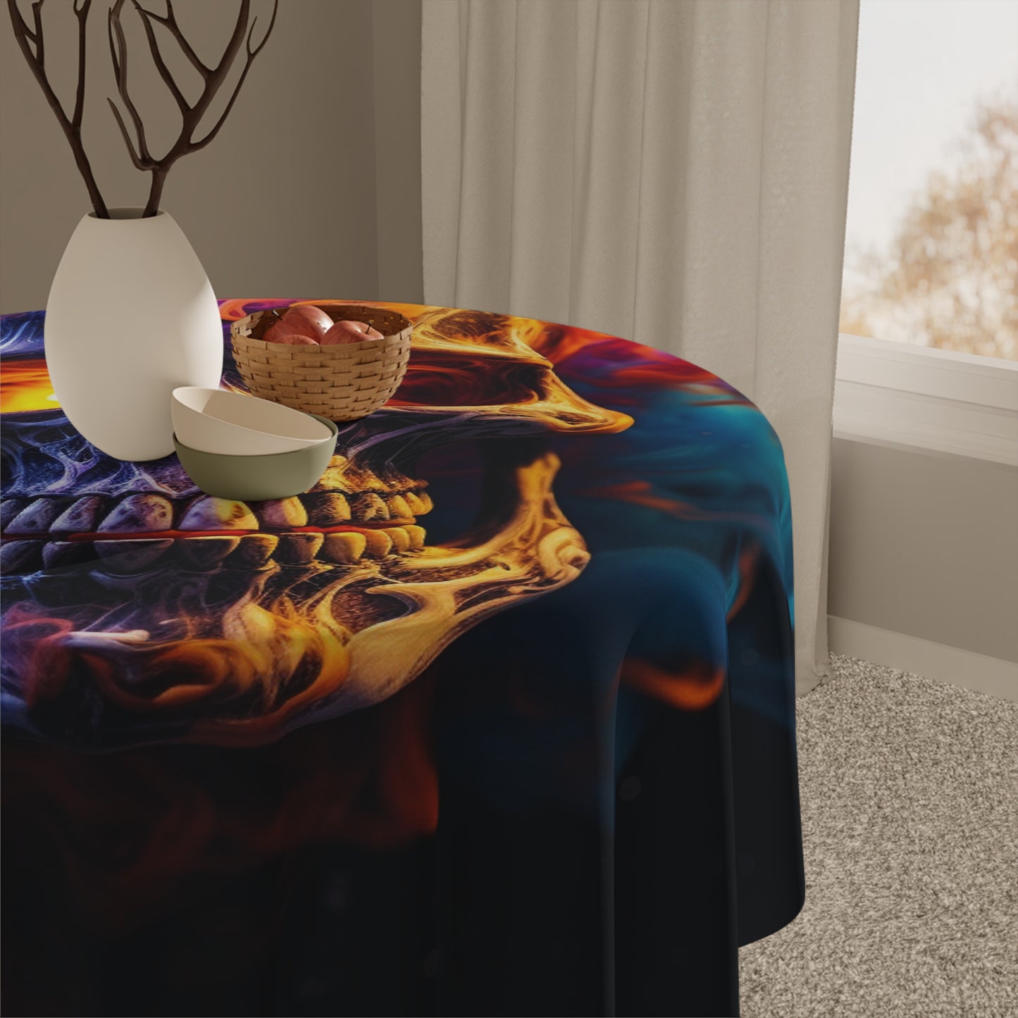 Tablecloth Macro Skull 2