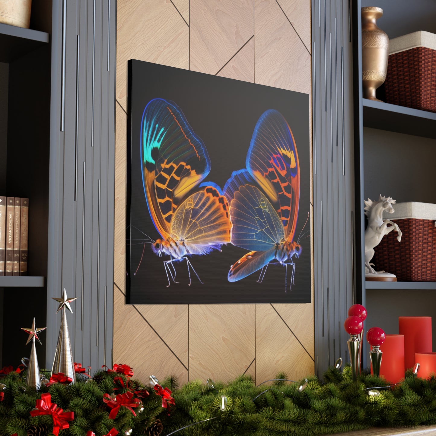 Canvas Gallery Wraps Neon Glo Butterfly 2
