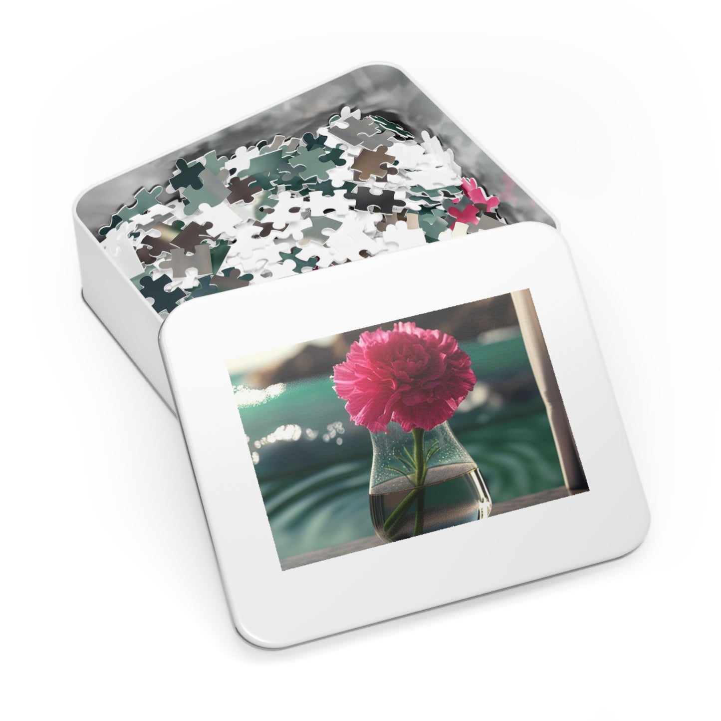 Jigsaw Puzzle (30, 110, 252, 500,1000-Piece) Carnation 4