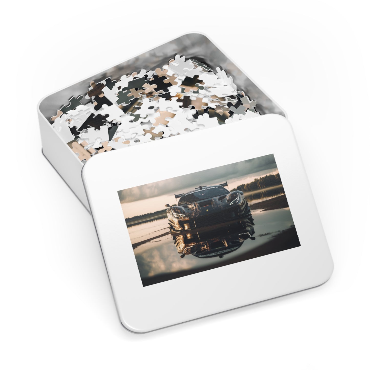 Jigsaw Puzzle (30, 110, 252, 500,1000-Piece) Ferrari Lake 3