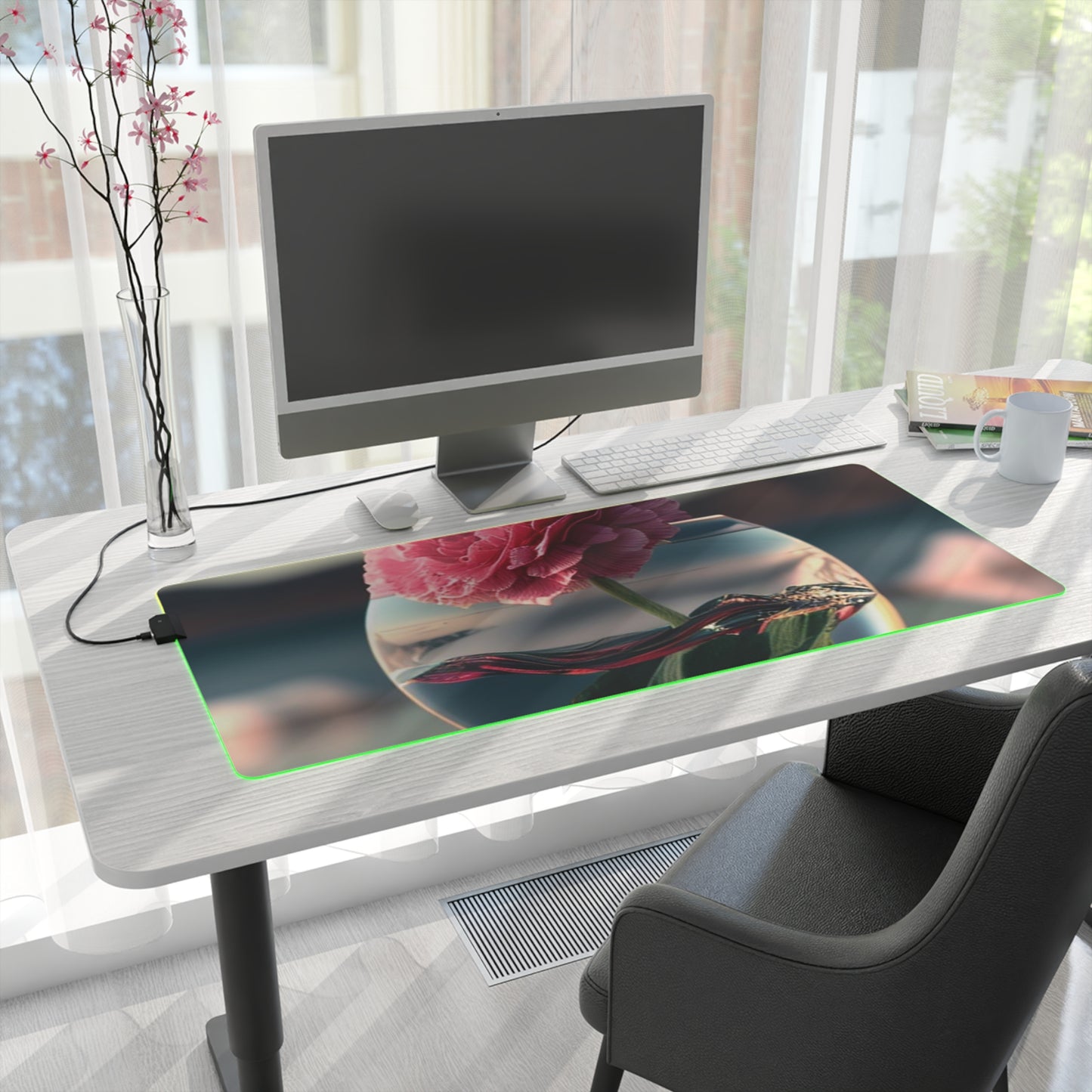 LED Gaming Mouse Pad Carnation 2