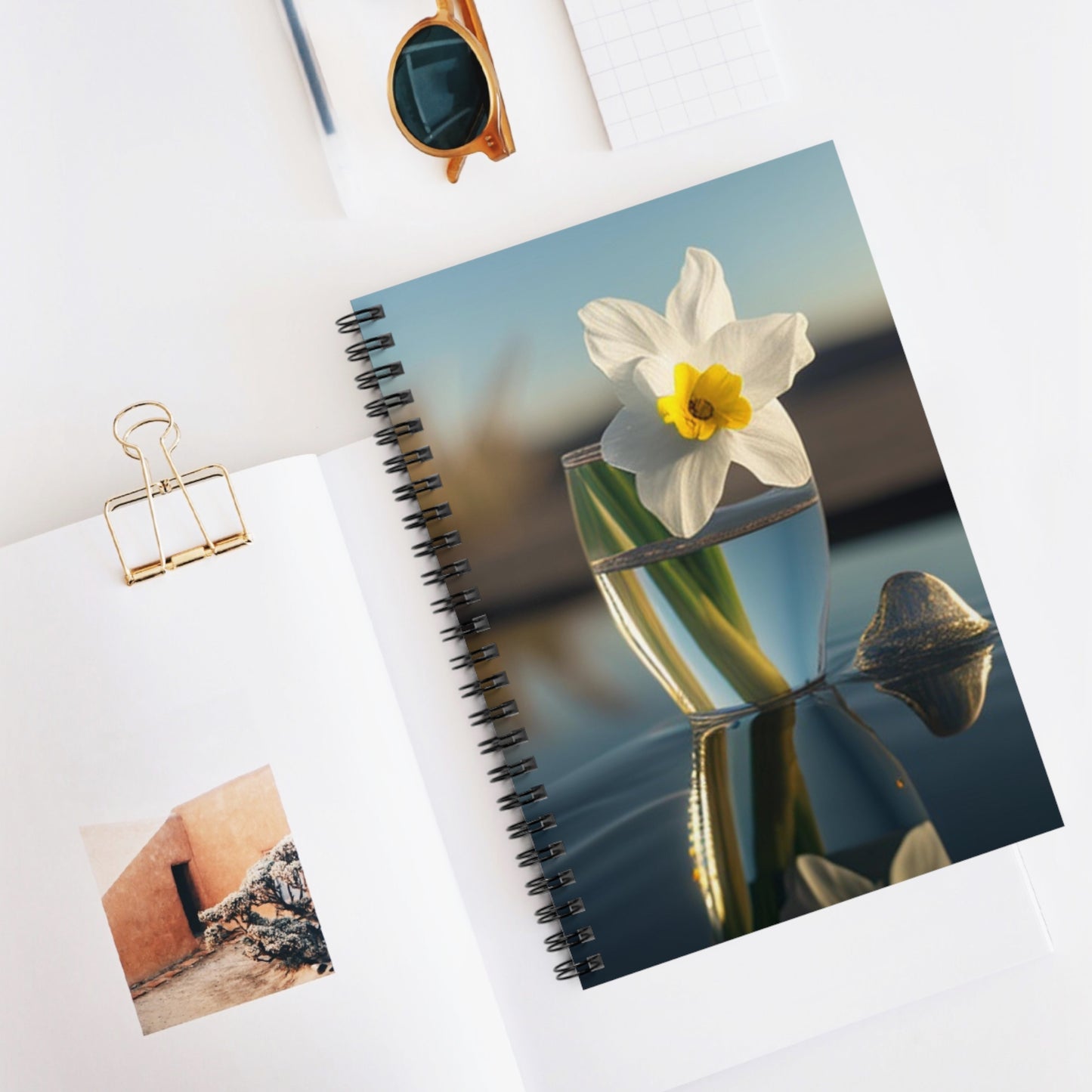 Spiral Notebook - Ruled Line Daffodil 4