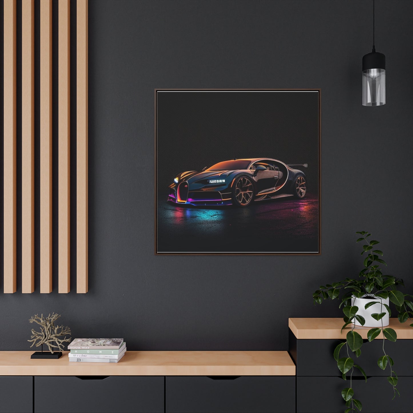 Gallery Canvas Wraps, Square Frame Bugatti Chiron Super 4