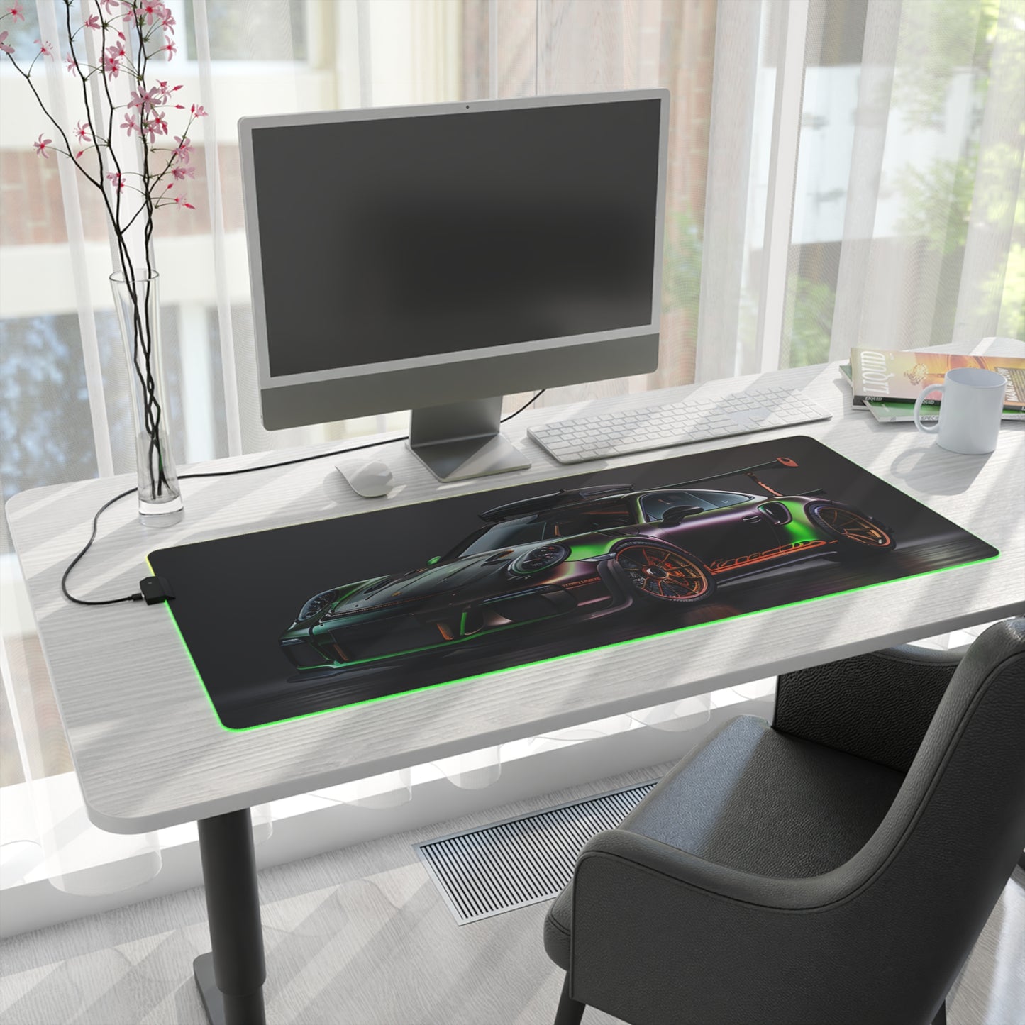 LED Gaming Mouse Pad Porsche Color 2