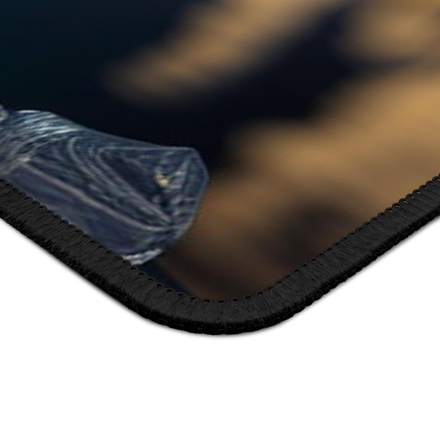 Gaming Mouse Pad Yellow Gladiolus glass 3