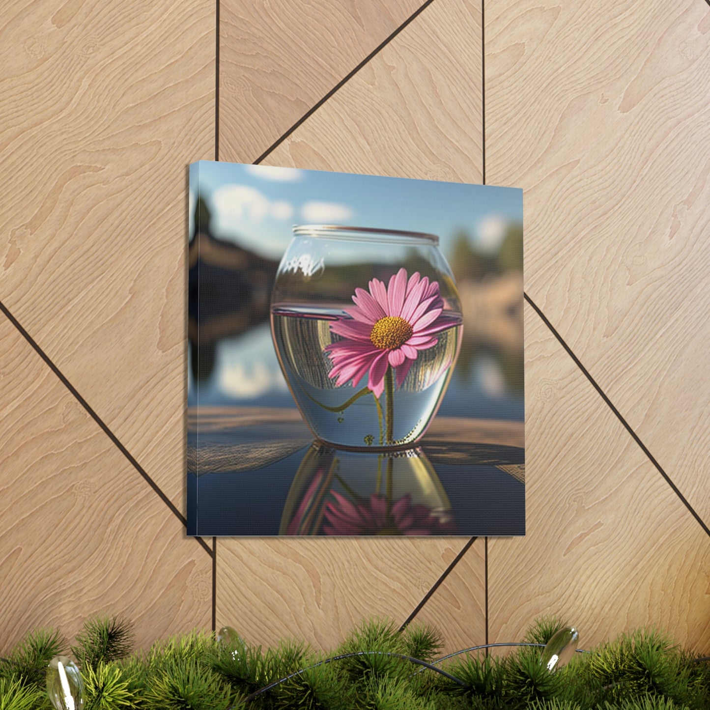 Canvas Gallery Wraps Pink Daisy 3