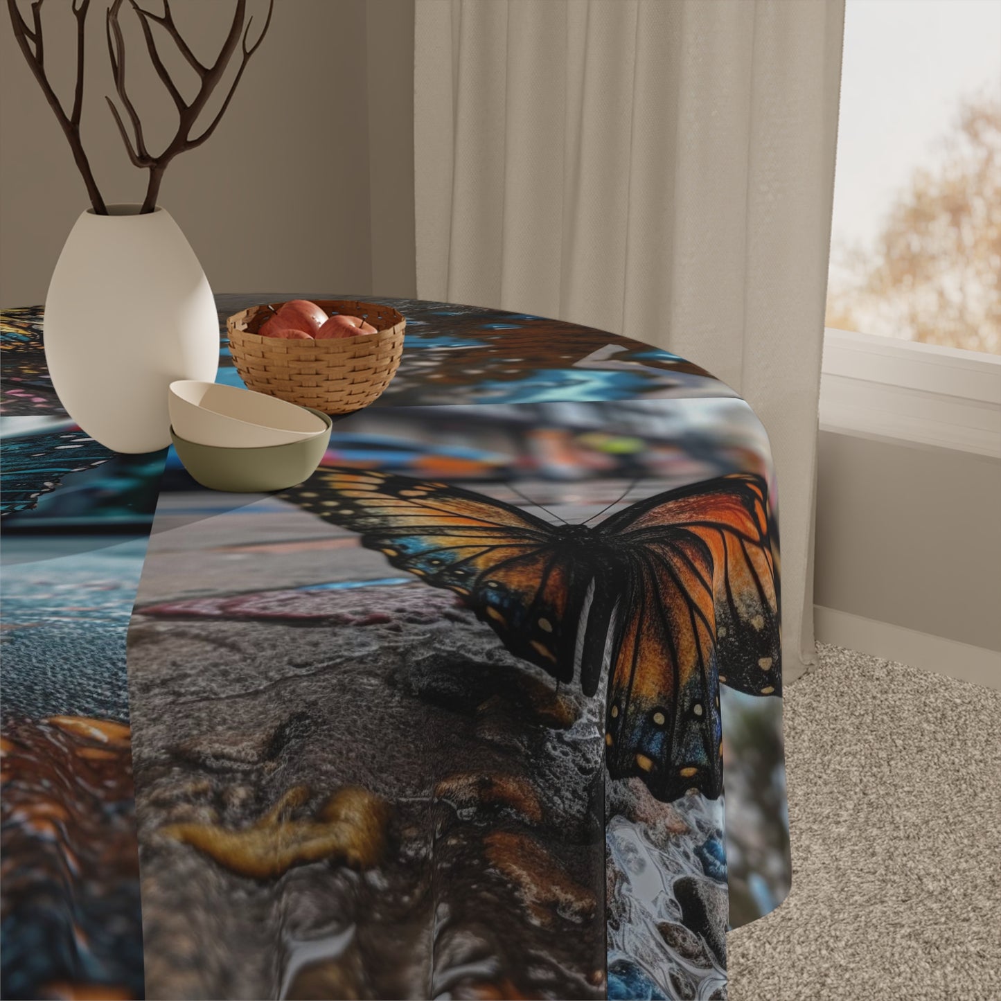 Tablecloth Water Butterfly Street 5