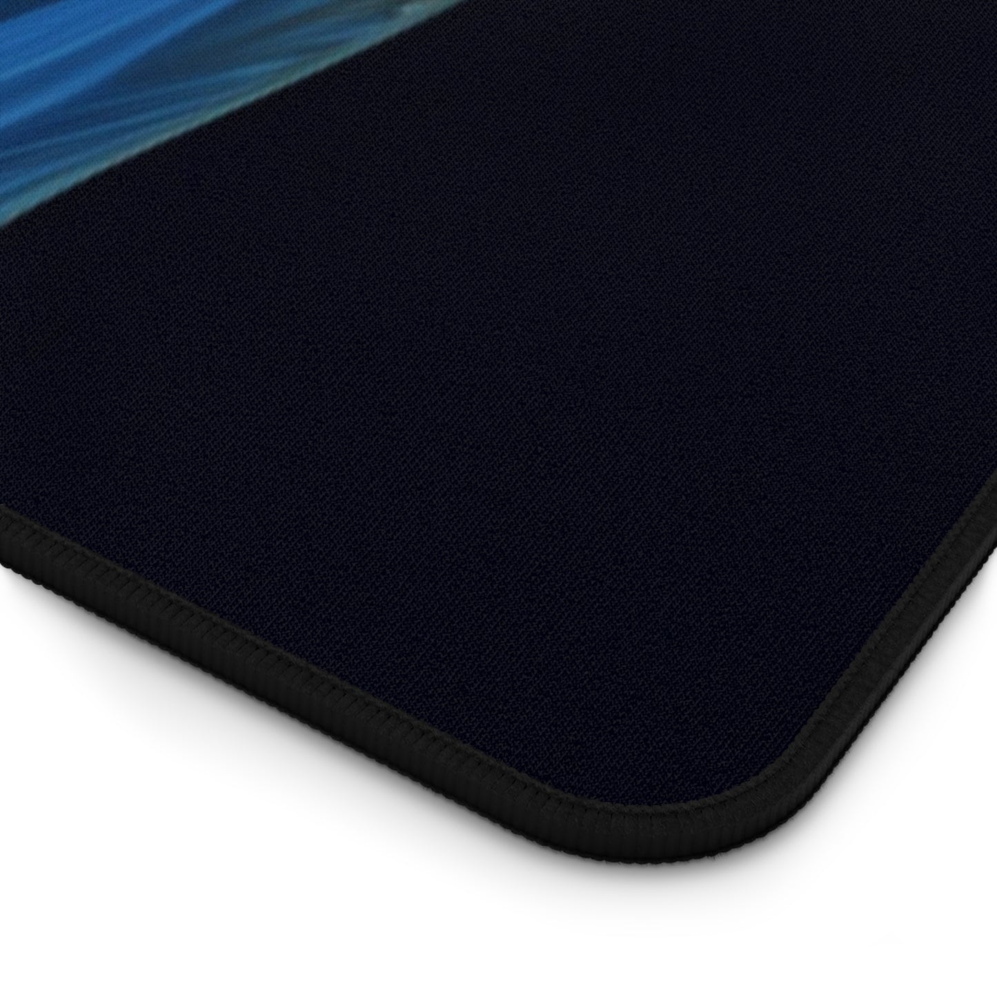 Desk Mat Abstract Blue Tulip 1