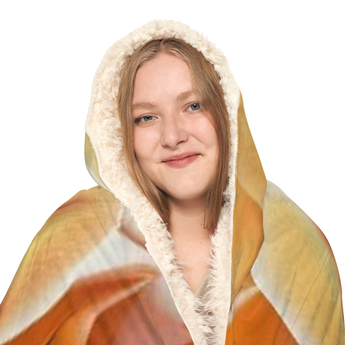 Snuggle Hooded Blanket orchid pedals 1