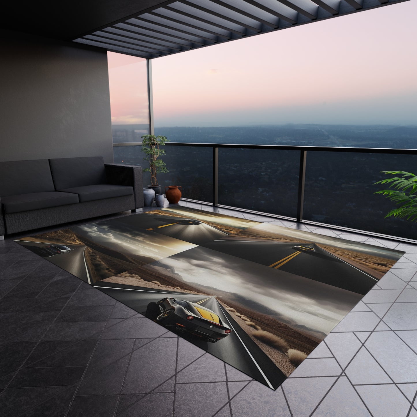 Outdoor Rug Ferrari Road 5