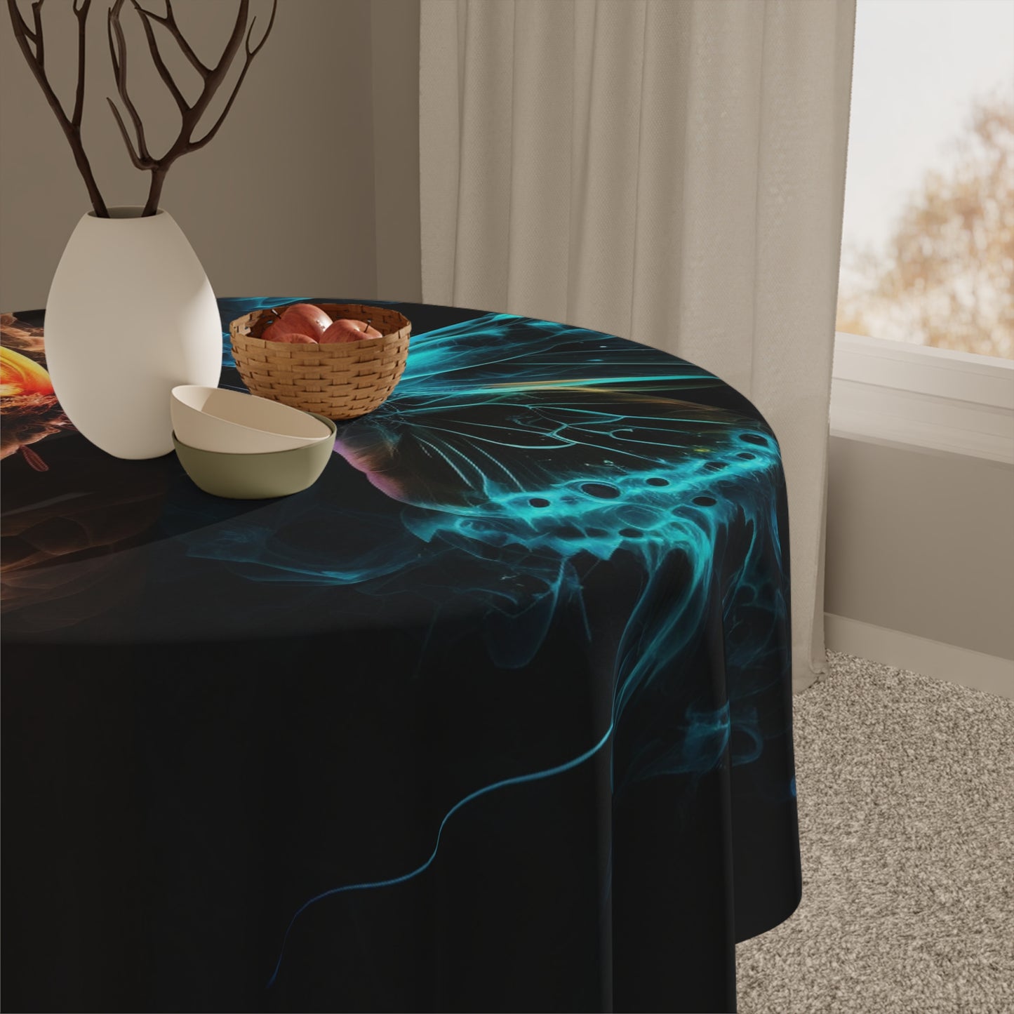 Tablecloth Kiss Neon Butterfly 8