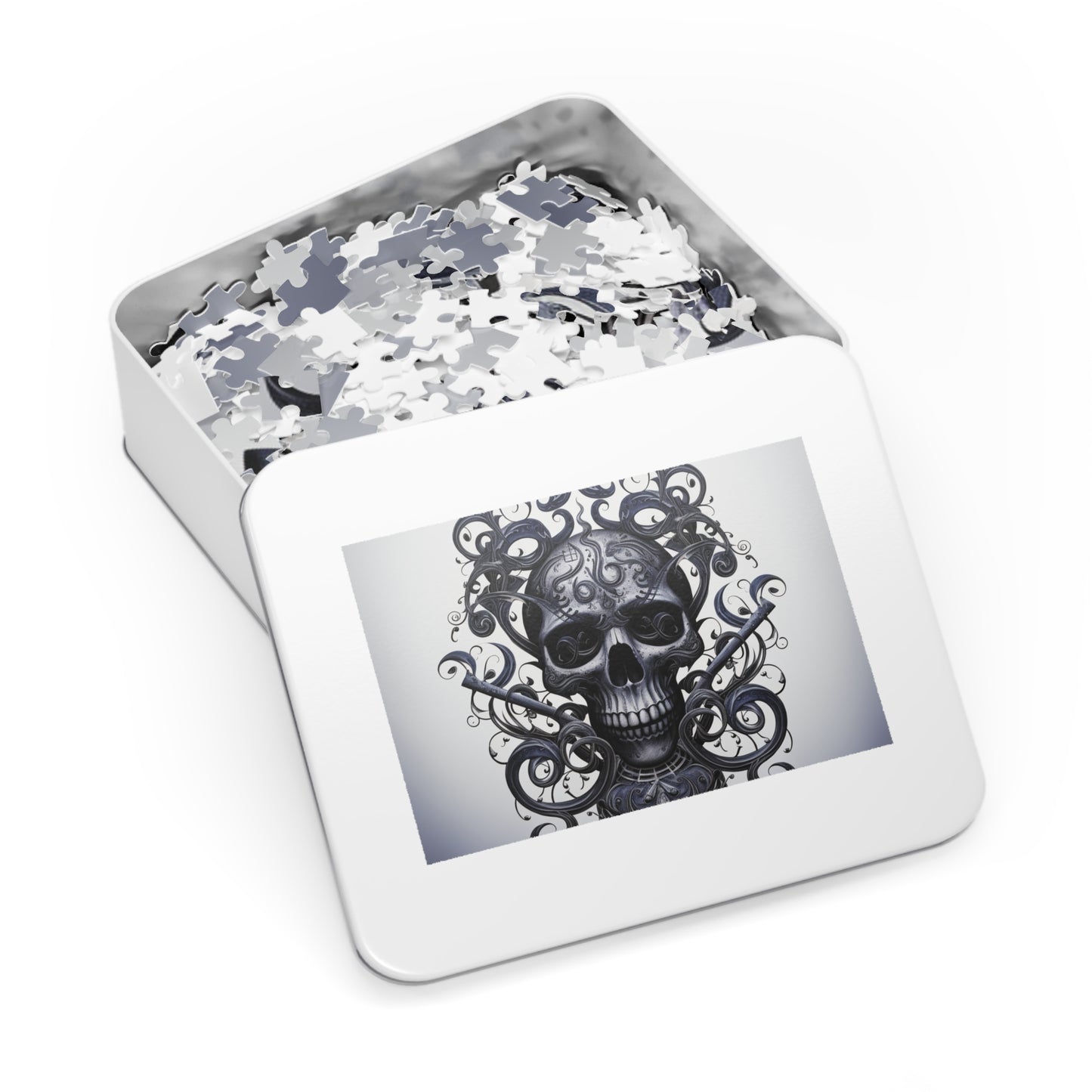 Jigsaw Puzzle (30, 110, 252, 500,1000-Piece) Skull Treble Clef 1