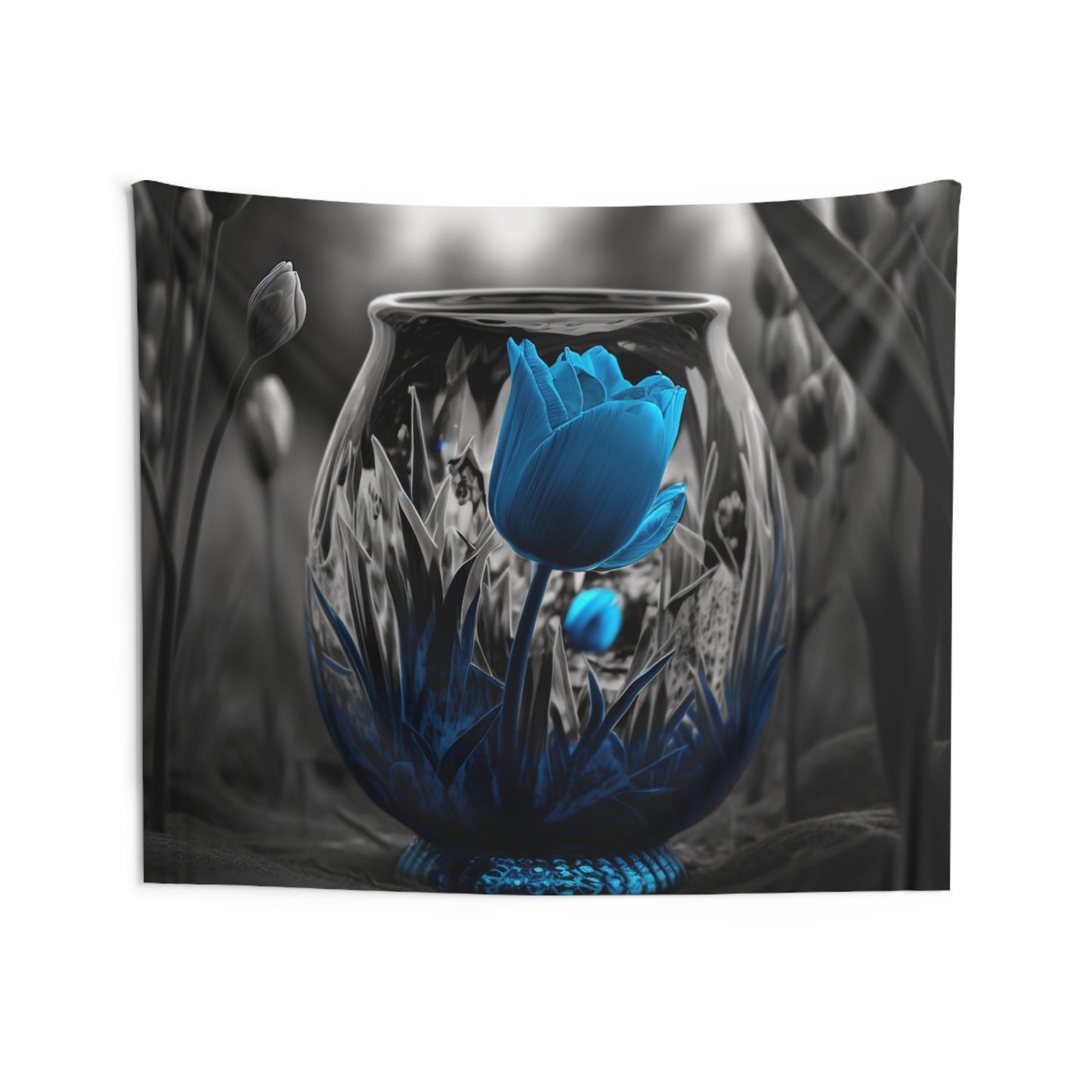 Indoor Wall Tapestries Tulip Blue 6