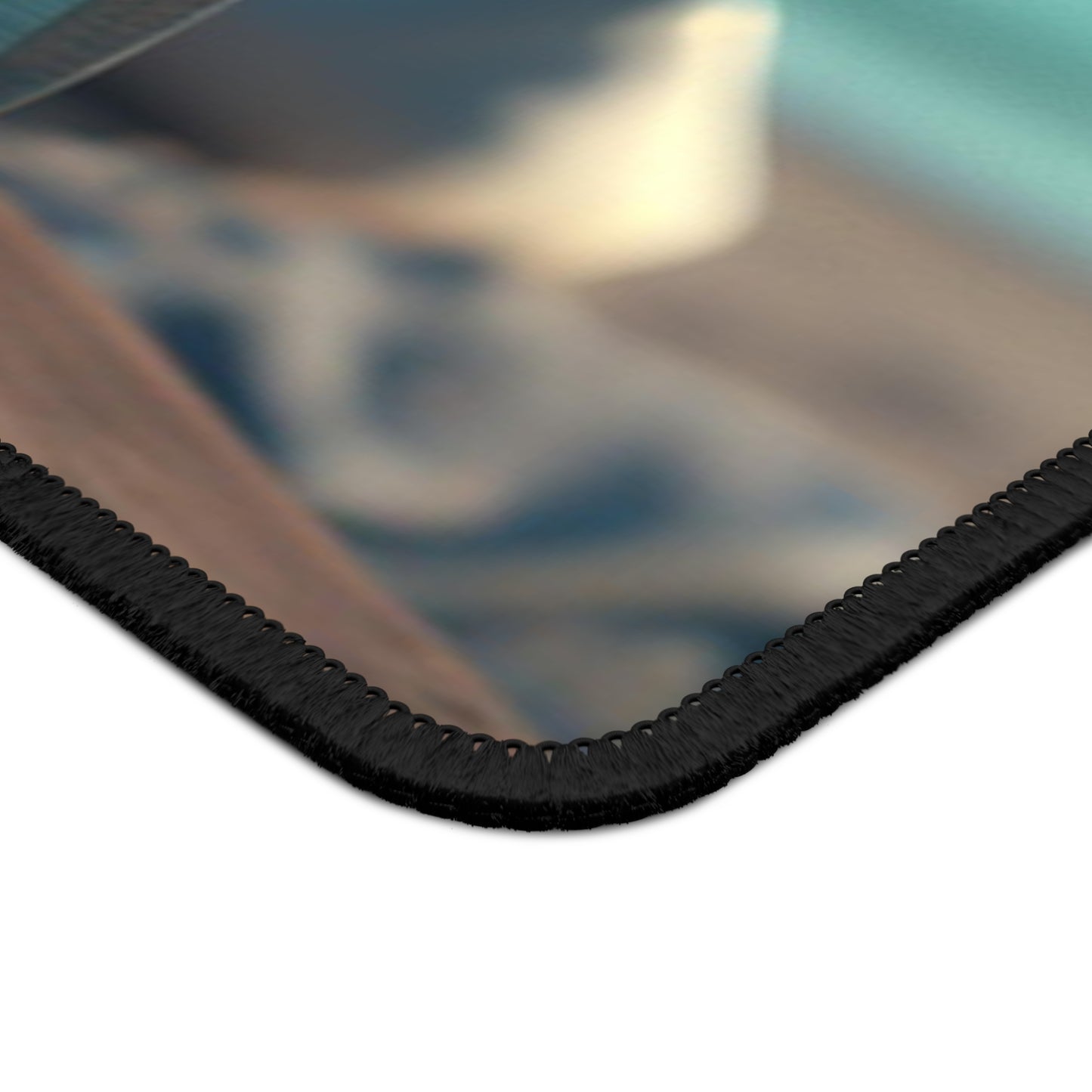 Gaming Mouse Pad Yellow Gladiolus glass 4