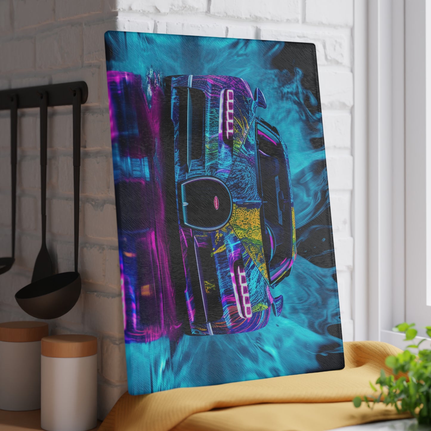 Glass Cutting Board Bugatti Water 2