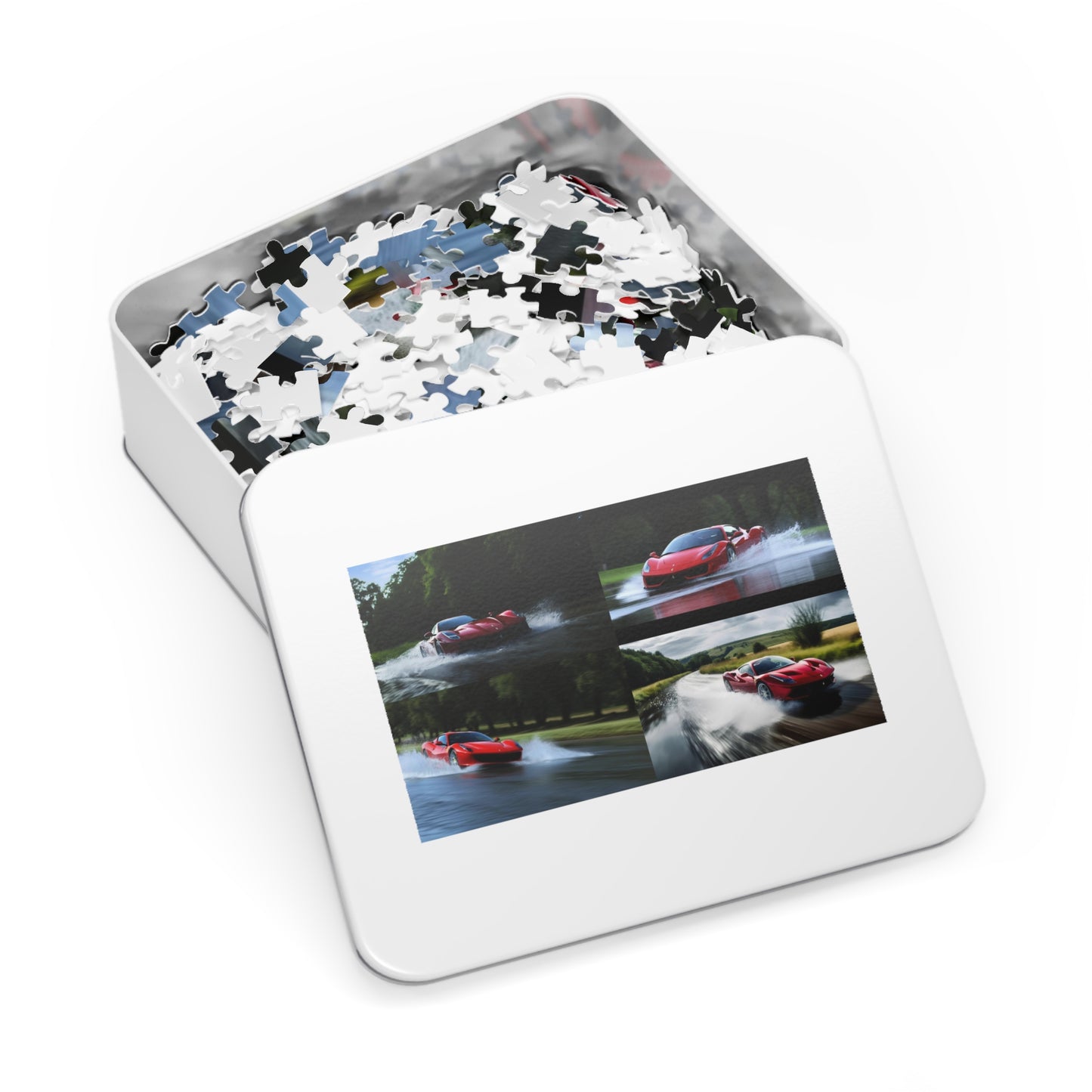Jigsaw Puzzle (30, 110, 252, 500,1000-Piece) Water Ferrari Splash 5