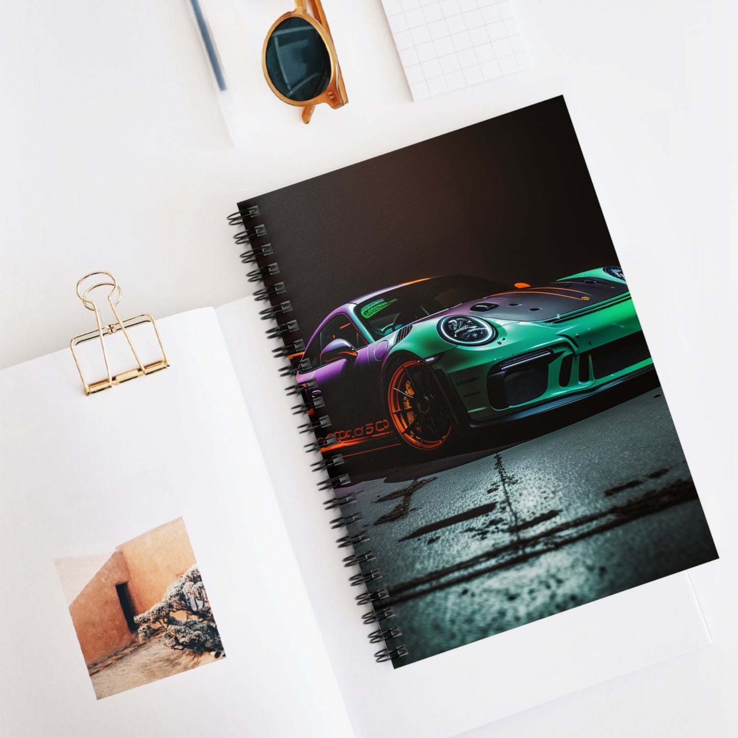 Spiral Notebook - Ruled Line Porsche Color 4