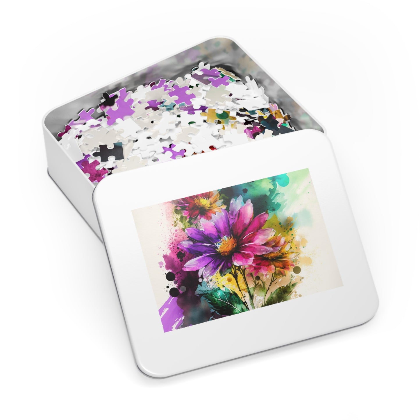 Jigsaw Puzzle (30, 110, 252, 500,1000-Piece) Bright Spring Flowers 1