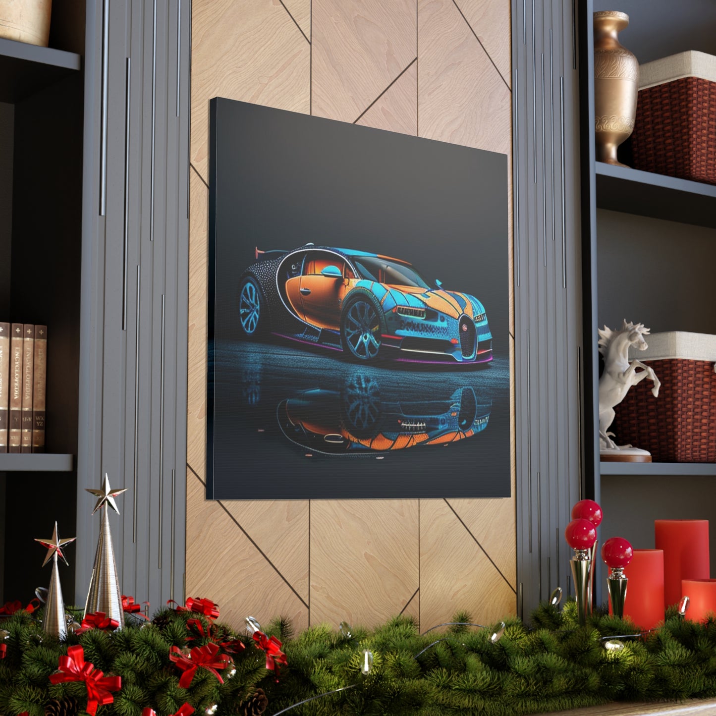 Canvas Gallery Wraps Bugatti Blue 1