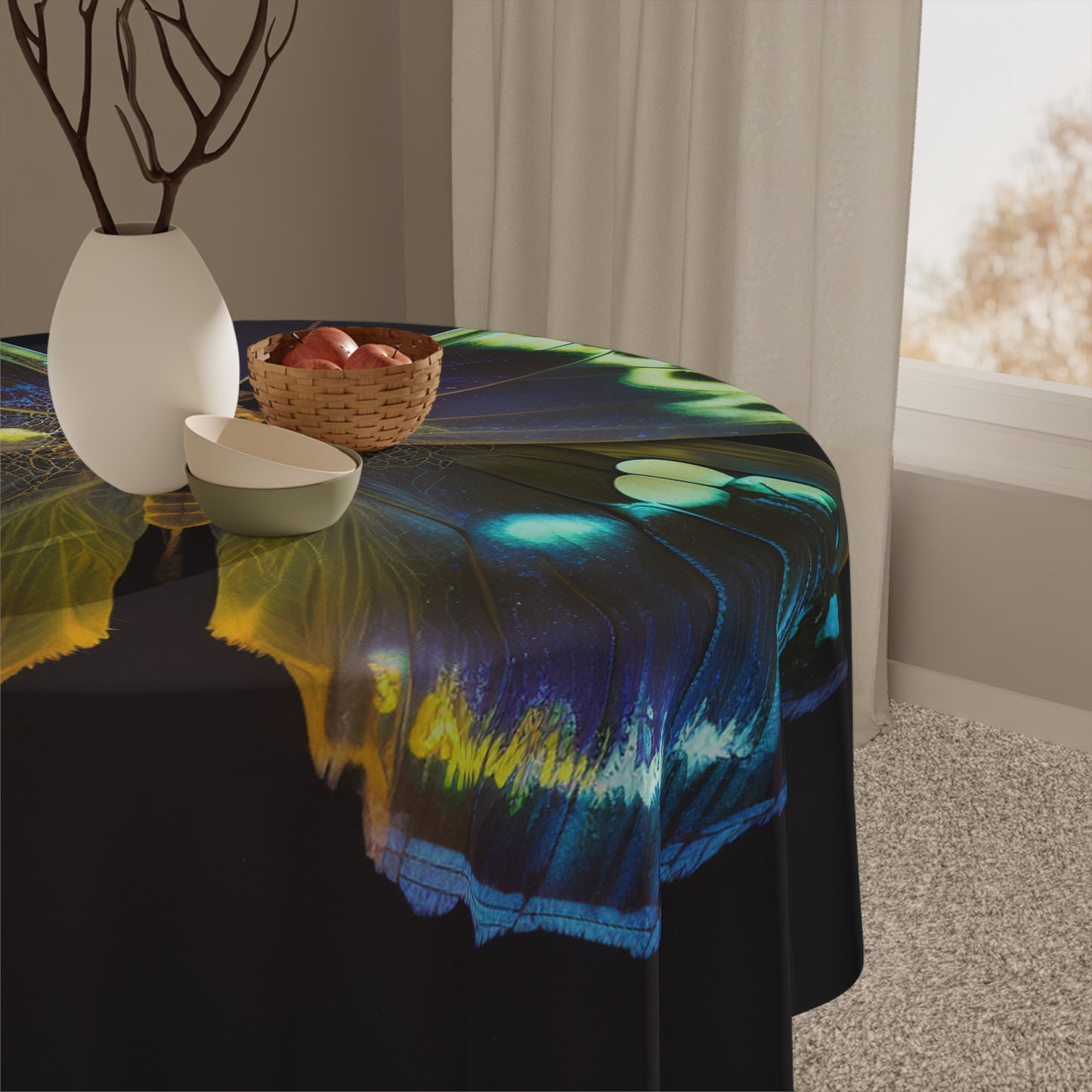 Tablecloth Neon Hue Butterfly 1
