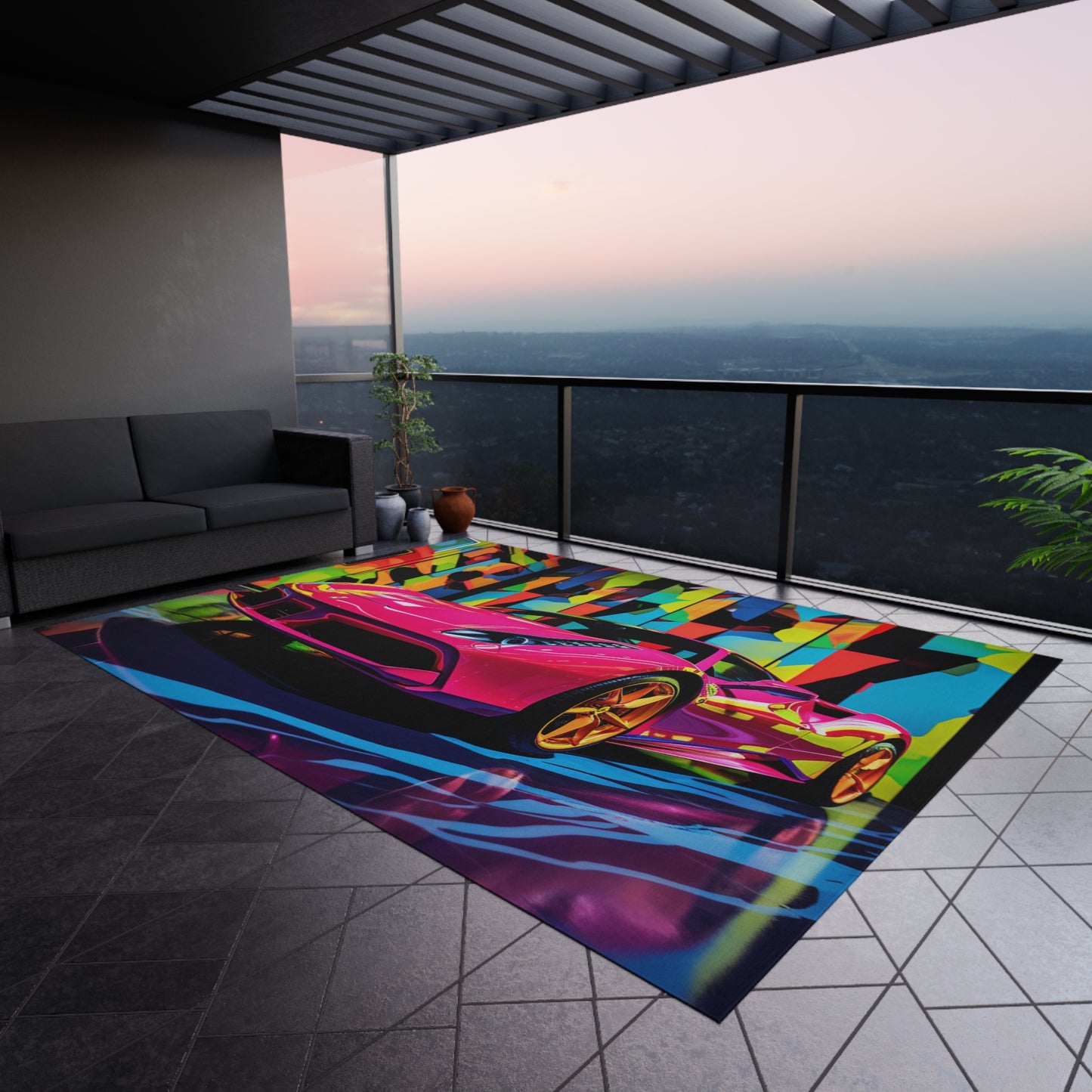 Outdoor Rug Ferrari Flair Macro 1