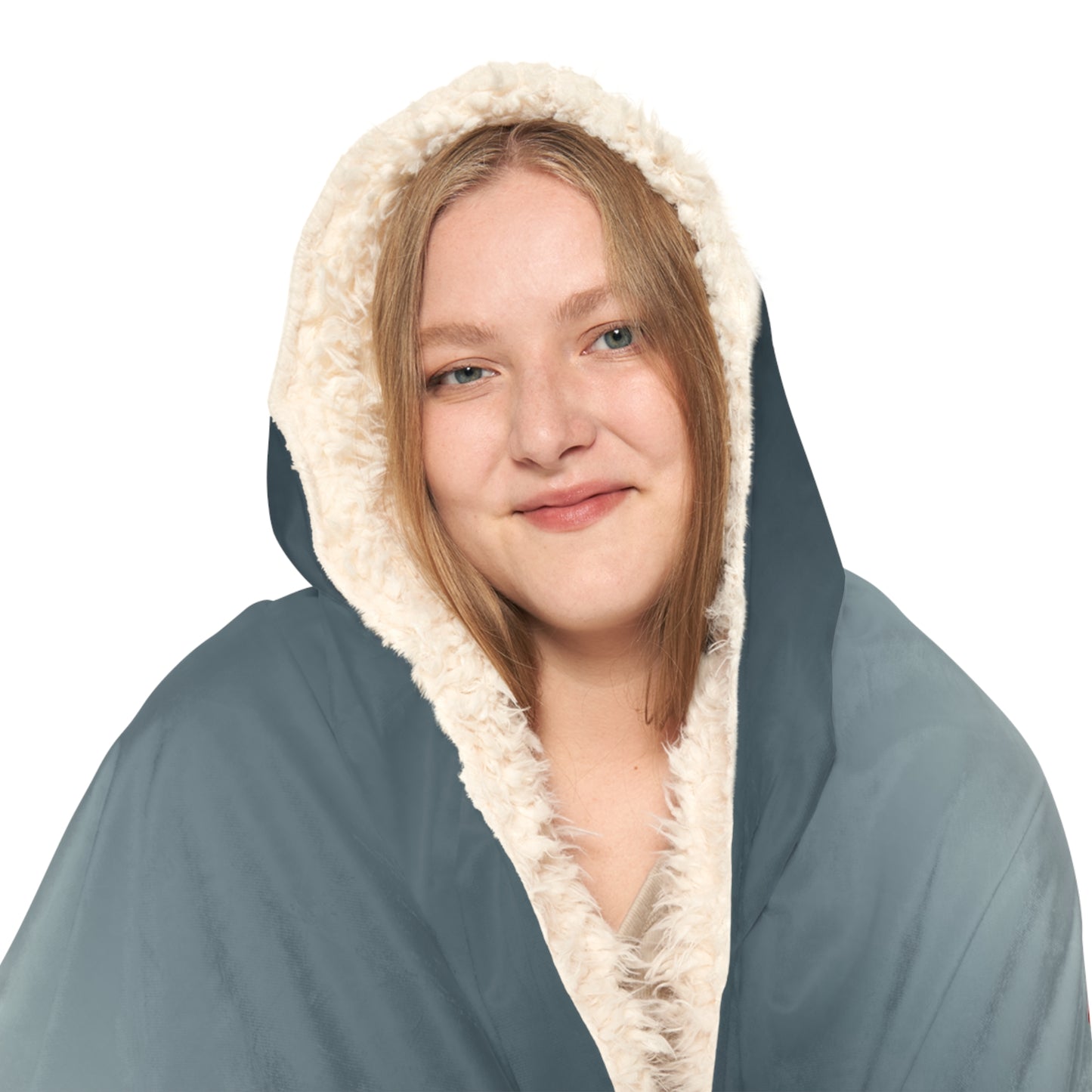 Snuggle Hooded Blanket Ferrari Red Blue 2