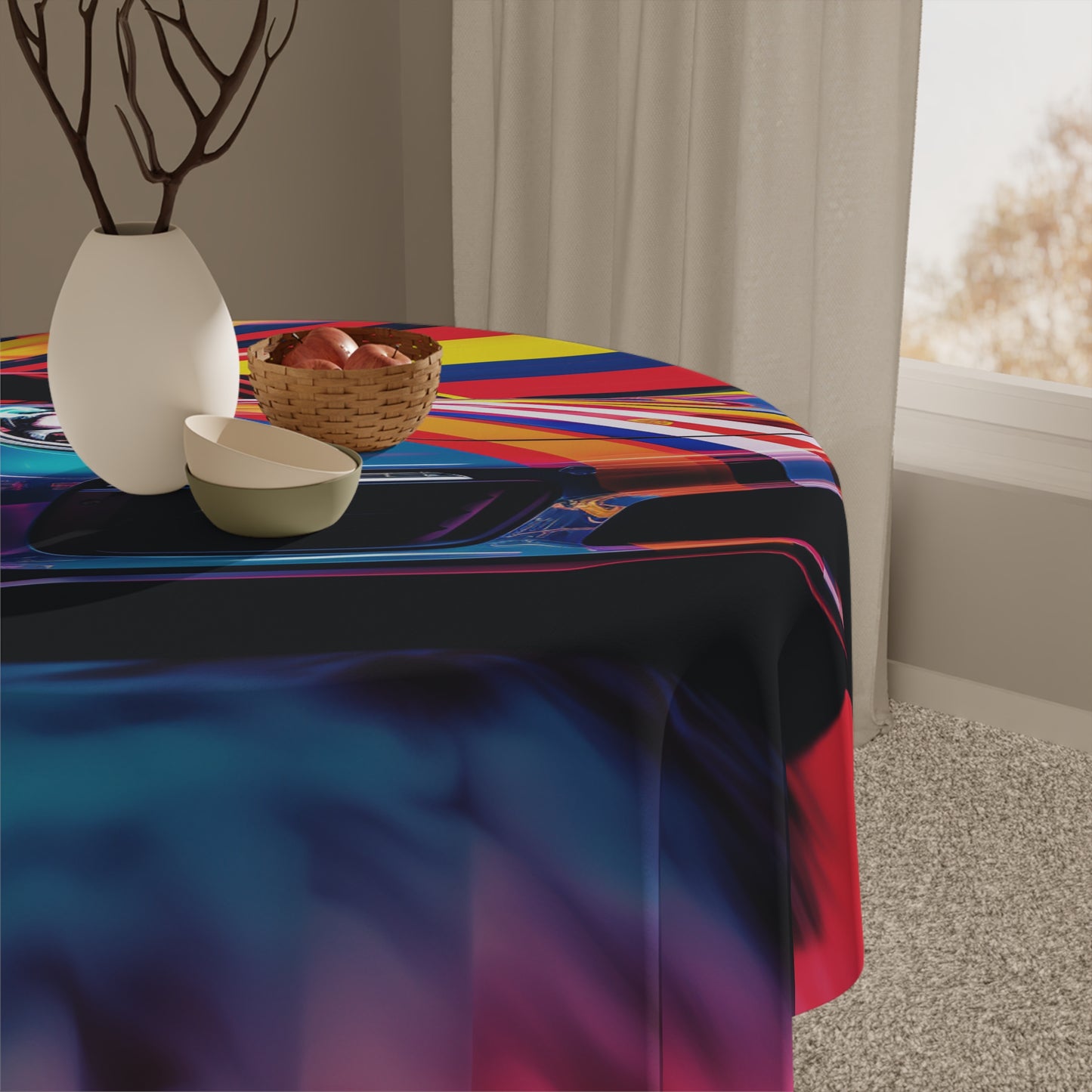 Tablecloth Macro American Flag Porsche 2