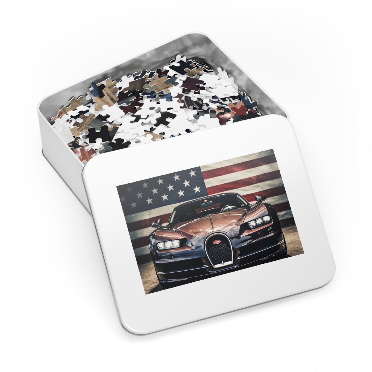 Jigsaw Puzzle (30, 110, 252, 500,1000-Piece) Bugatti Flag 4