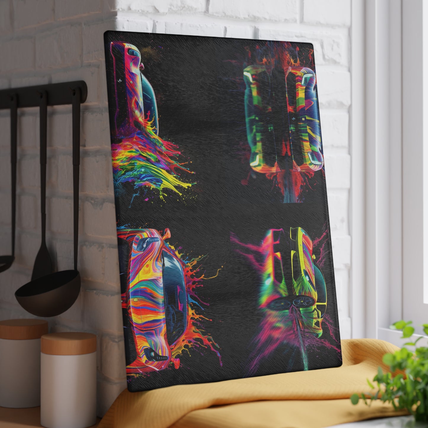 Glass Cutting Board Ferrari Fusion Water 5