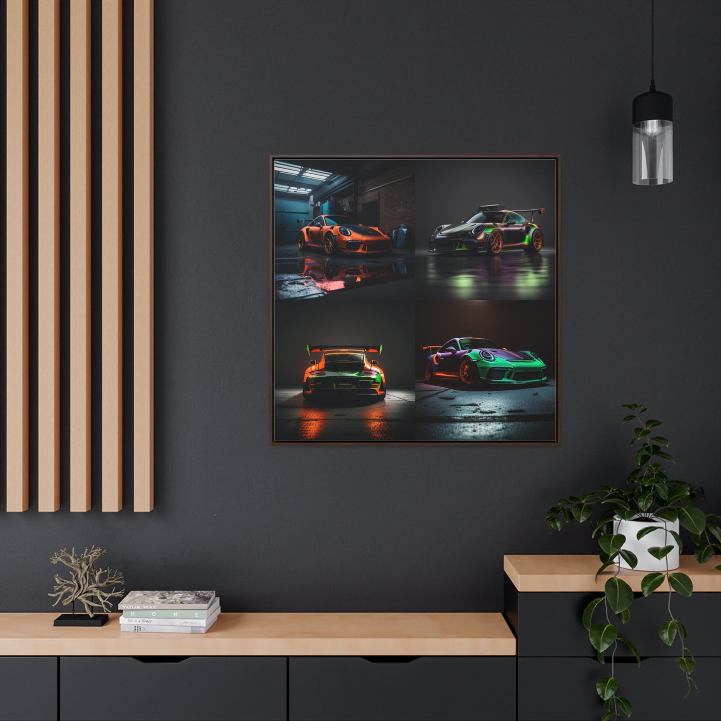 Gallery Canvas Wraps, Square Frame Porsche Color 5
